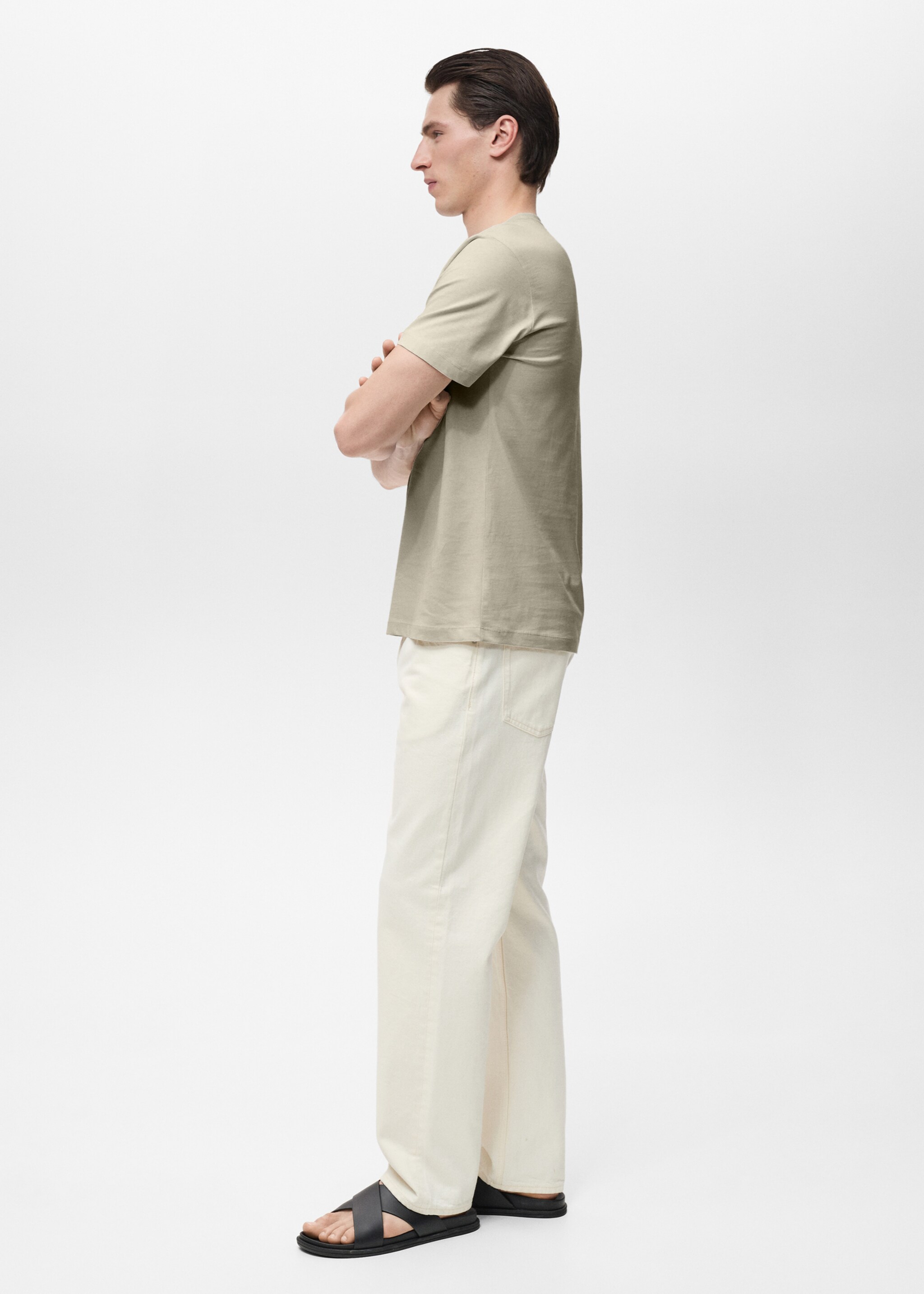 Camiseta slim fit 100% algodón - Detalle del artículo 2