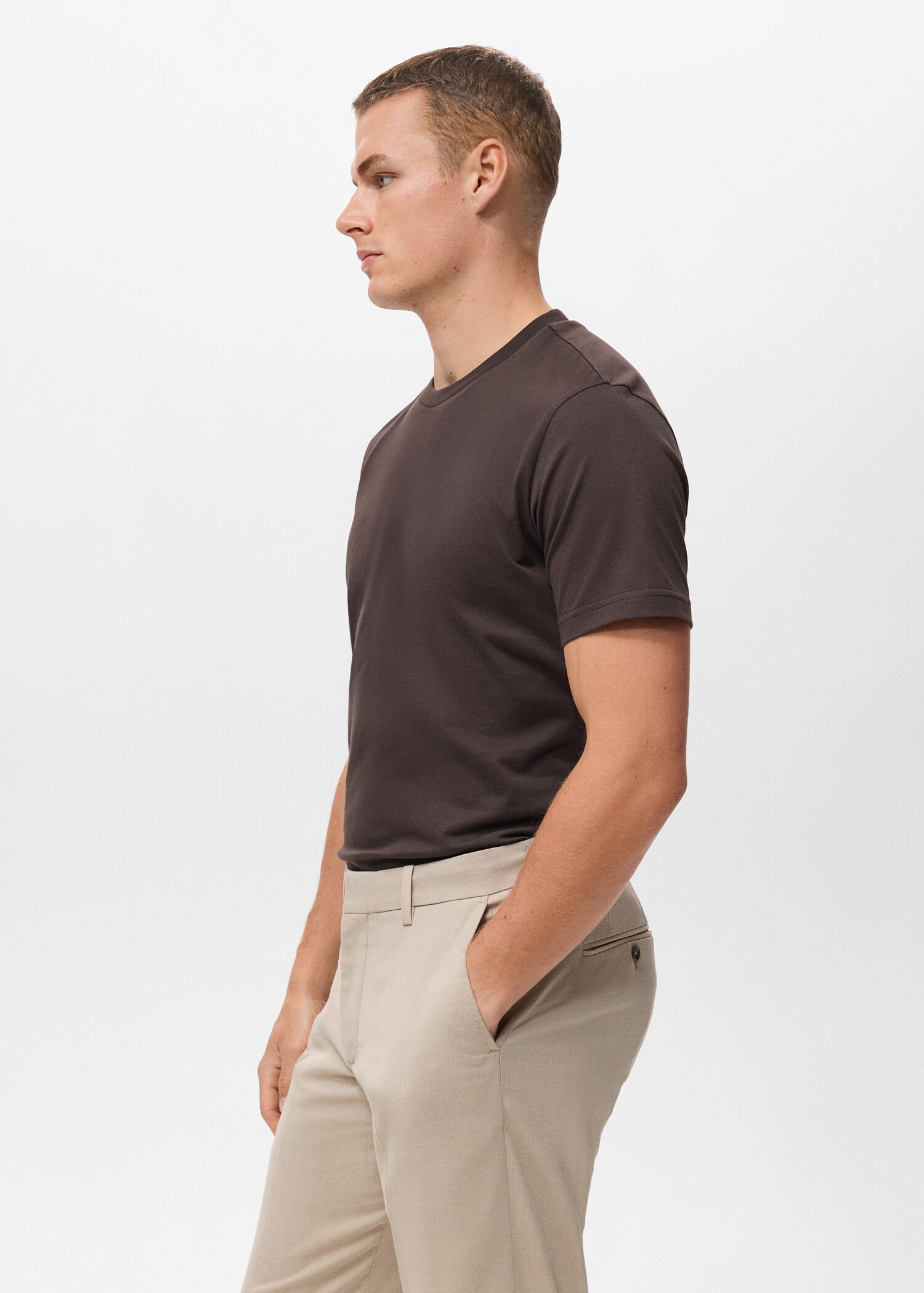 Skjorta slim fit 100% bomull - Detaljer om artikeln 2