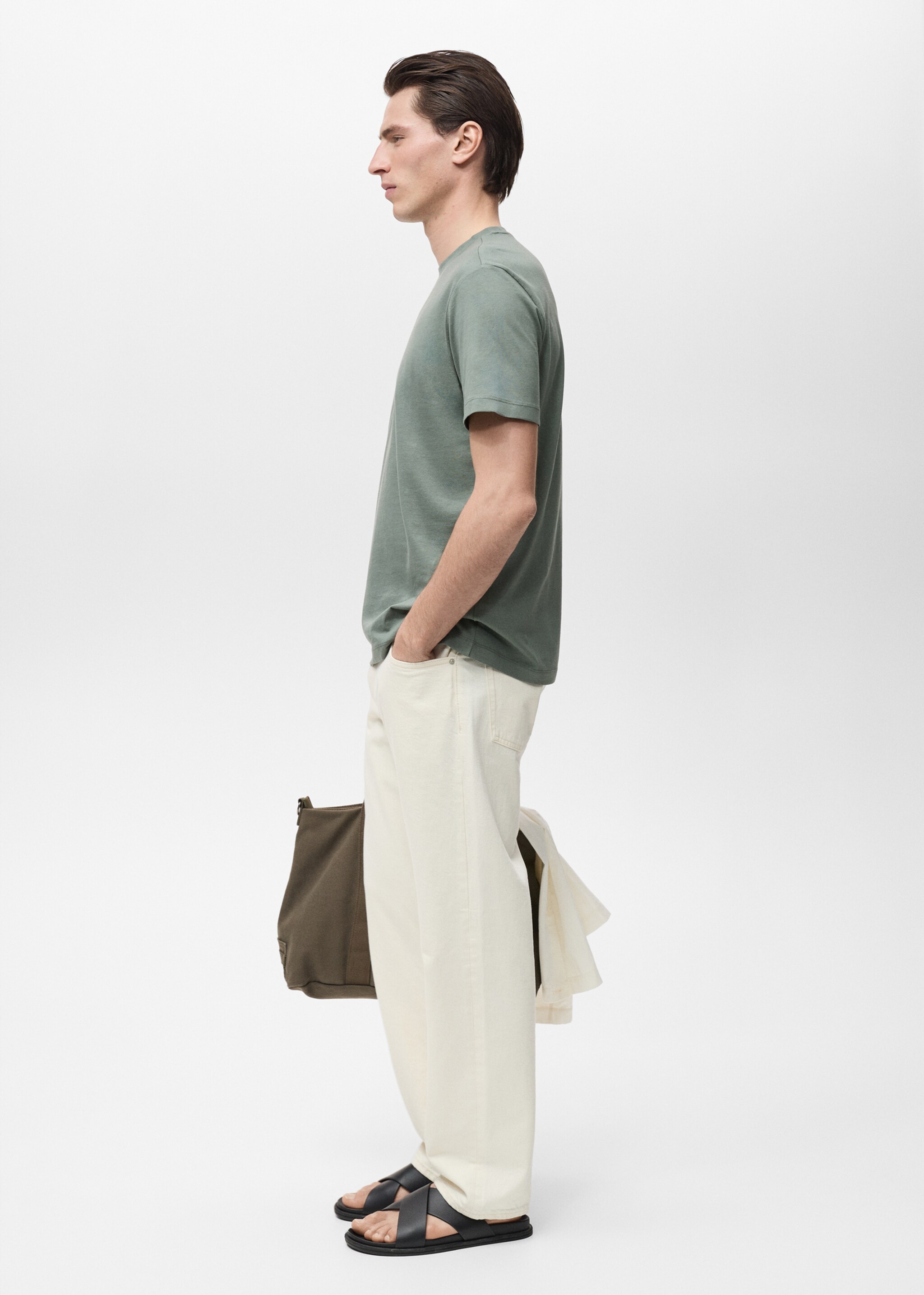 Camiseta slim fit 100% algodón - Detalle del artículo 2