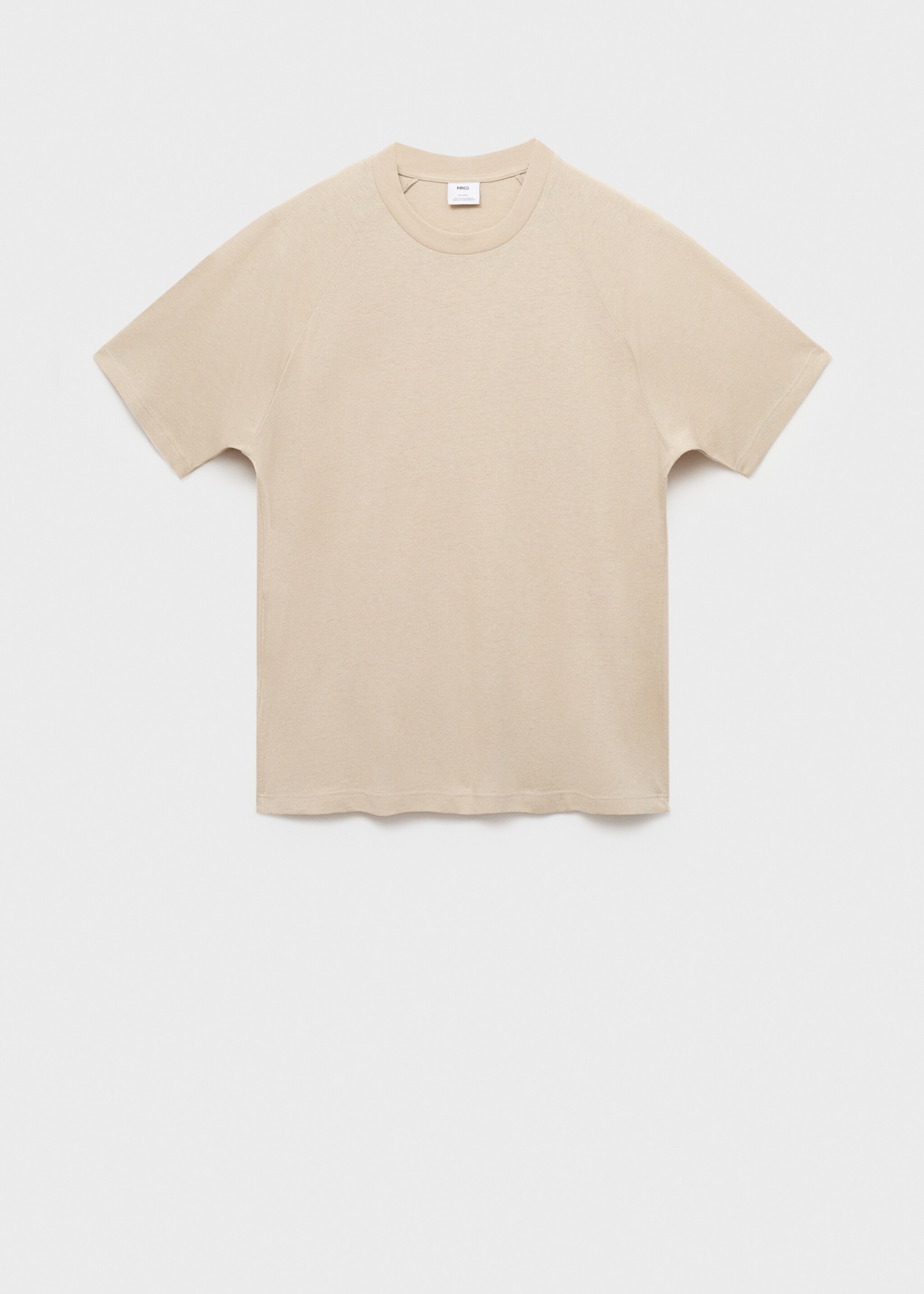 Relaxed Fit T-Shirt aus Baumwolle-Leinen-Mischung - Artikel ohne Model