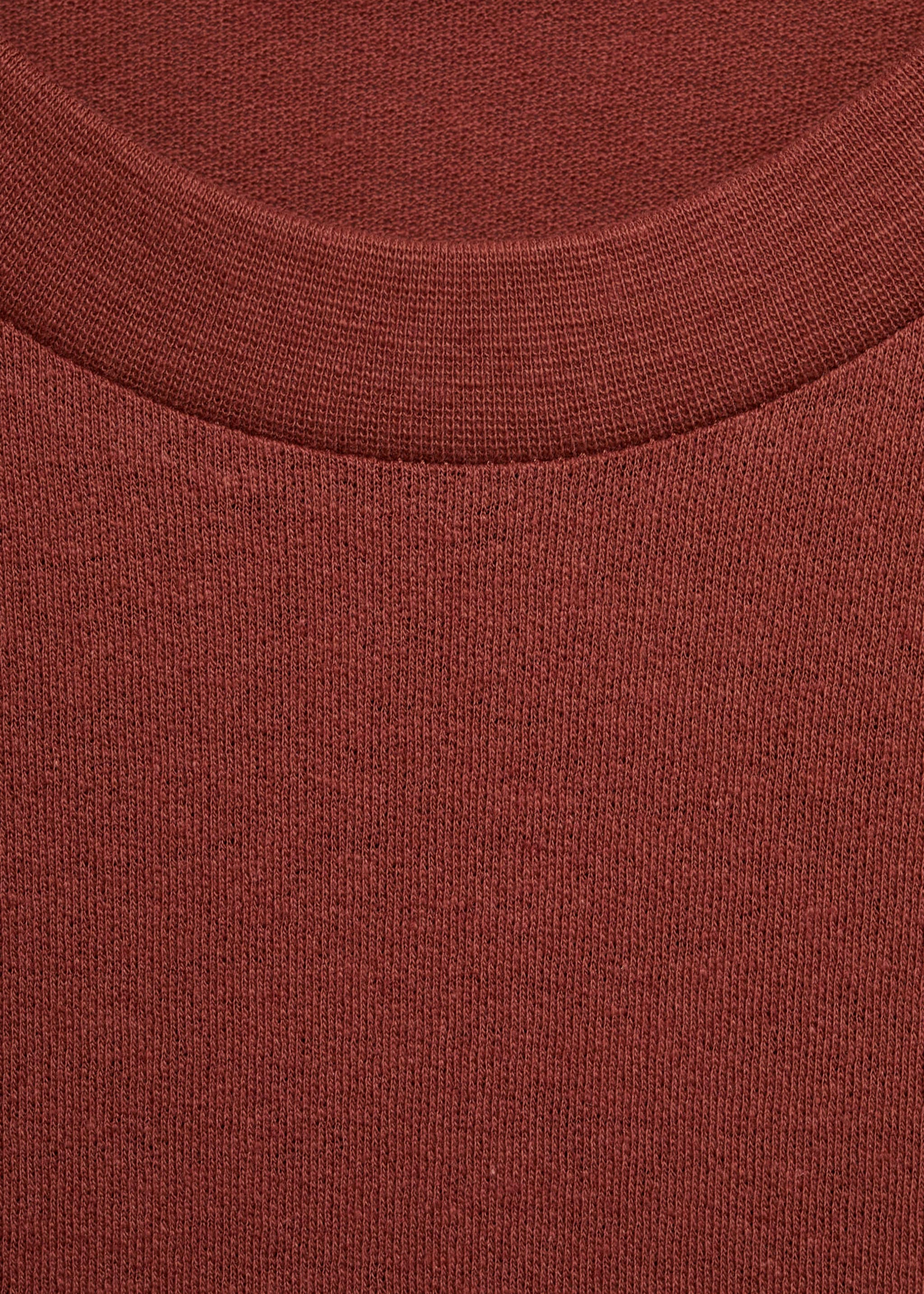 T-shirt coton lin relaxed-fit - Détail de l'article 8