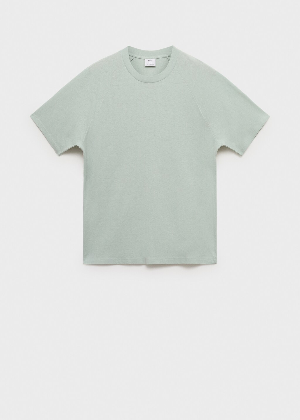 Relaxed-fit cotton-linen t-shirt - Men | MANGO USA