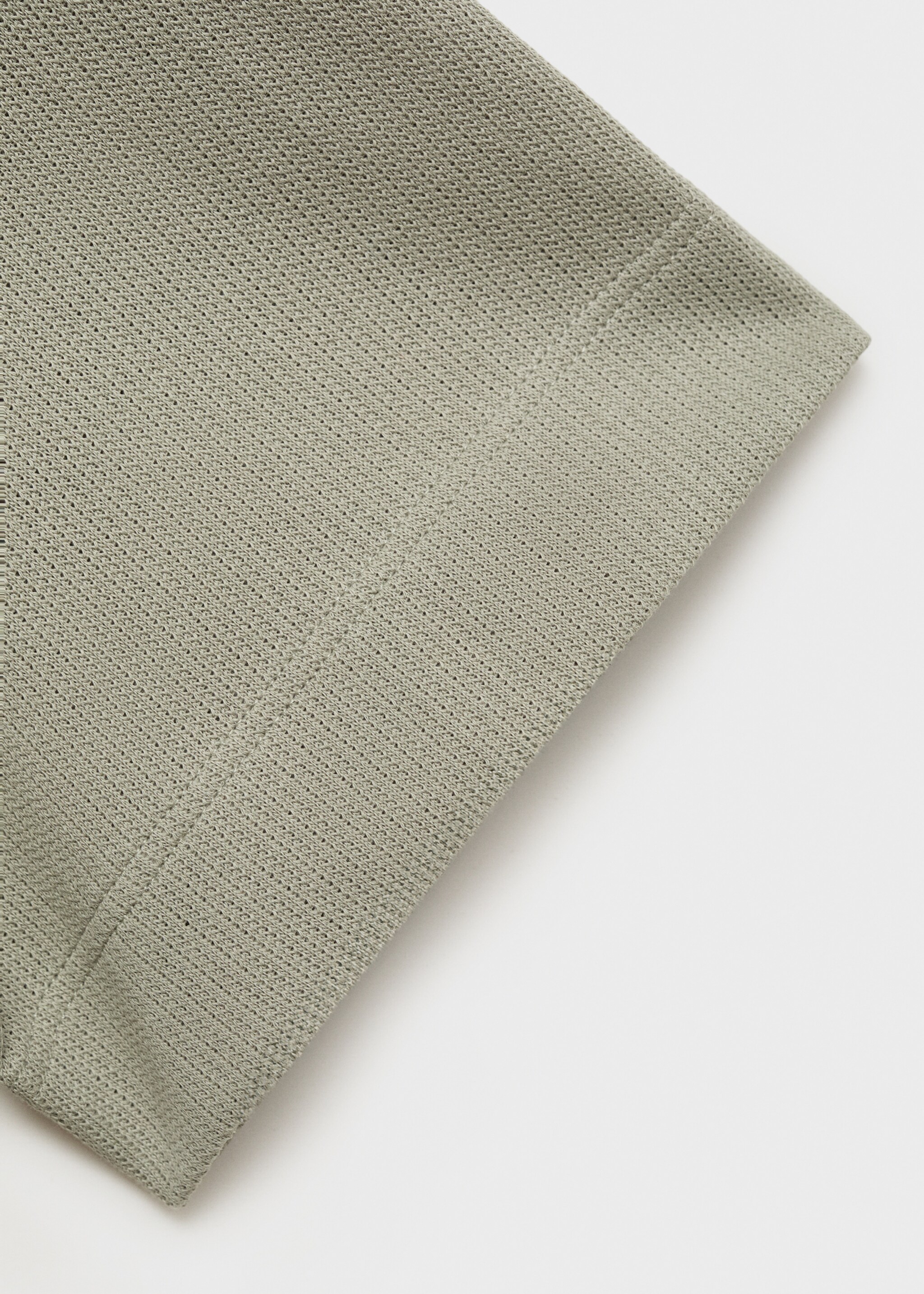 Polo maille fine côtelée - Détail de l'article 0