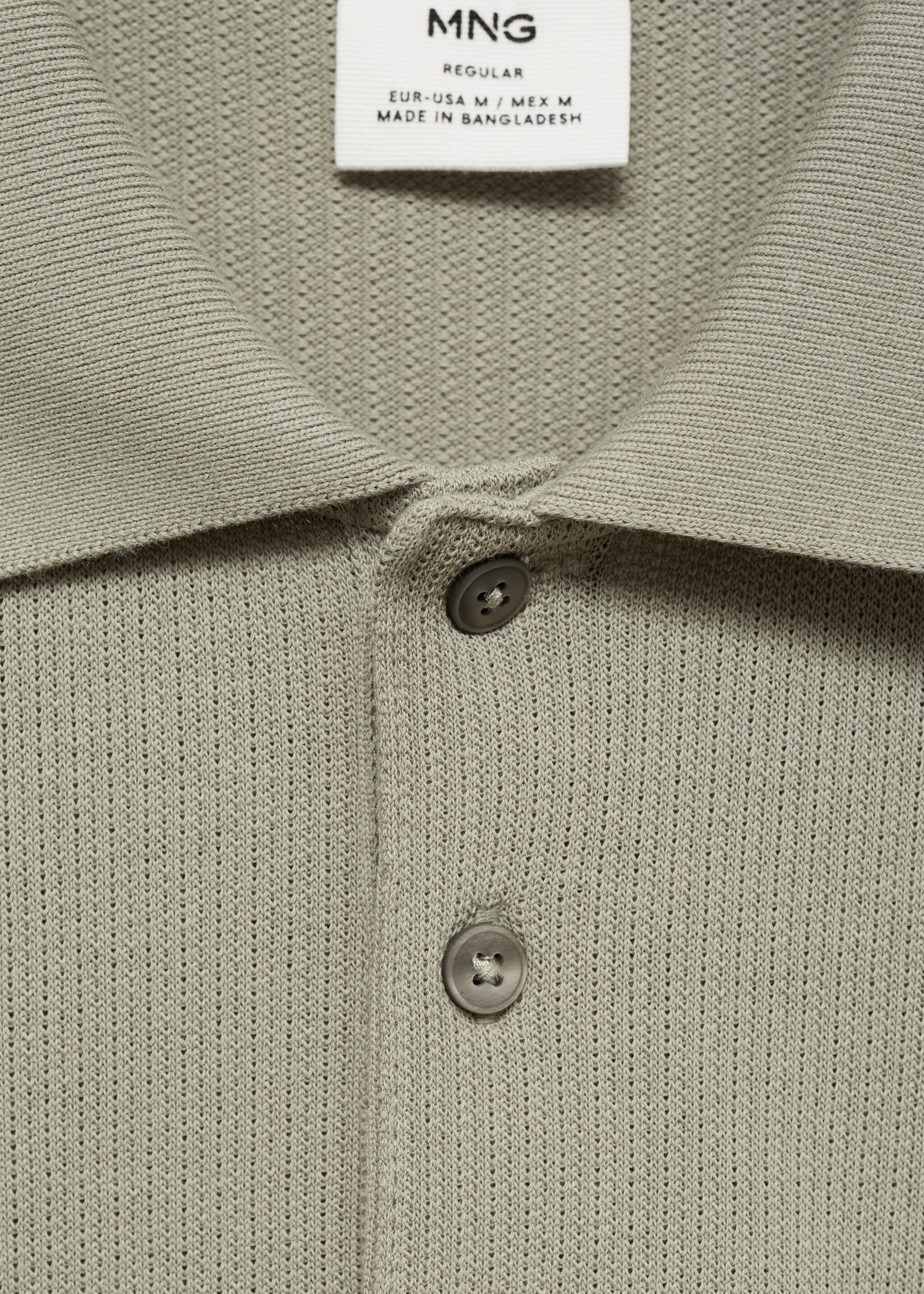 Polo maille fine côtelée - Détail de l'article 8