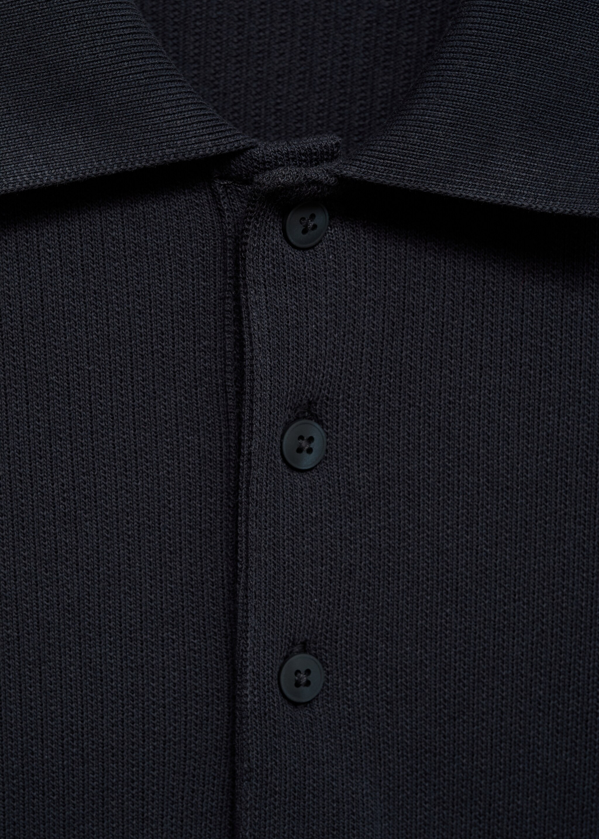 Polo maille fine côtelée - Détail de l'article 8
