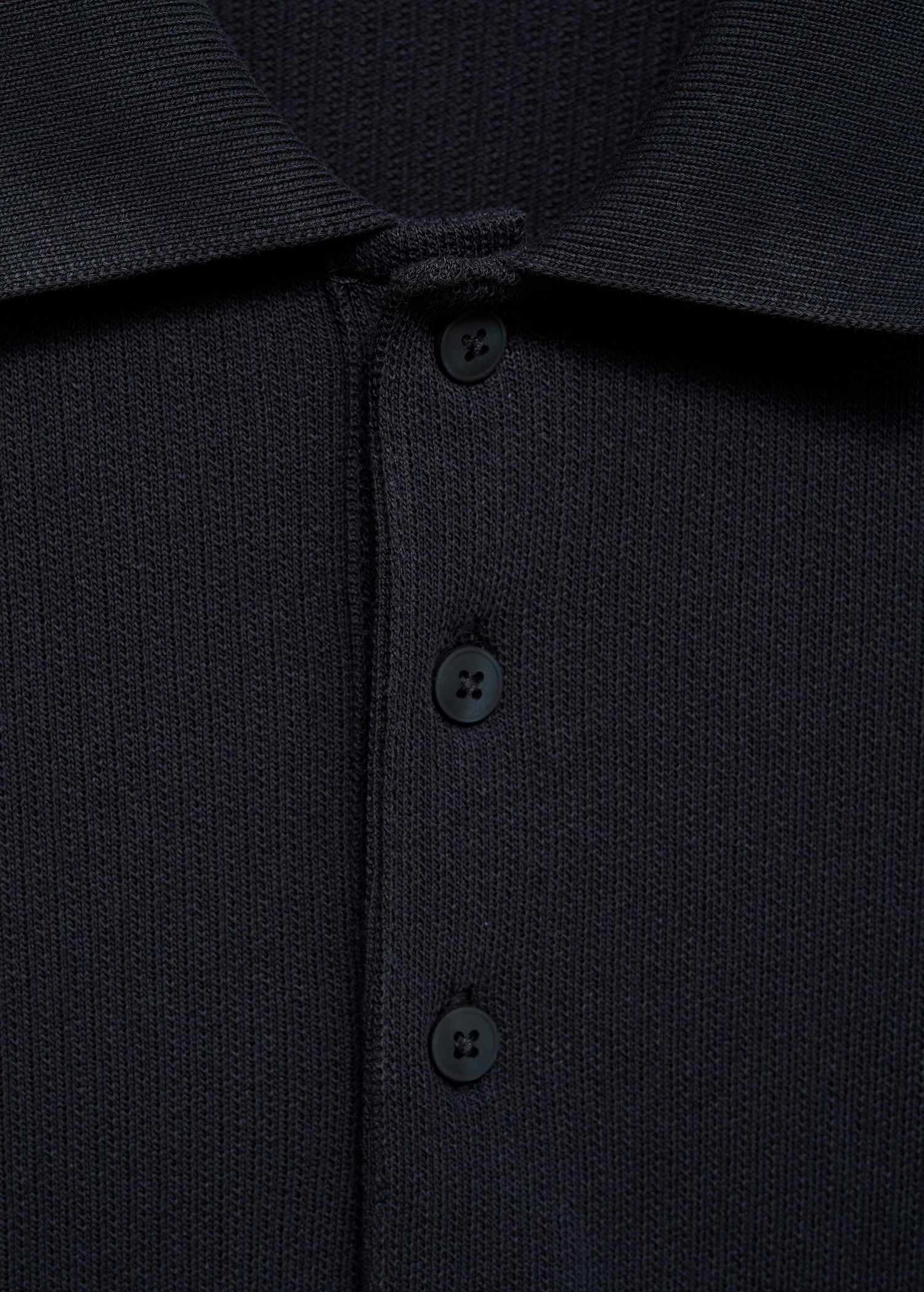 Polo maille fine côtelée - Détail de l'article 8