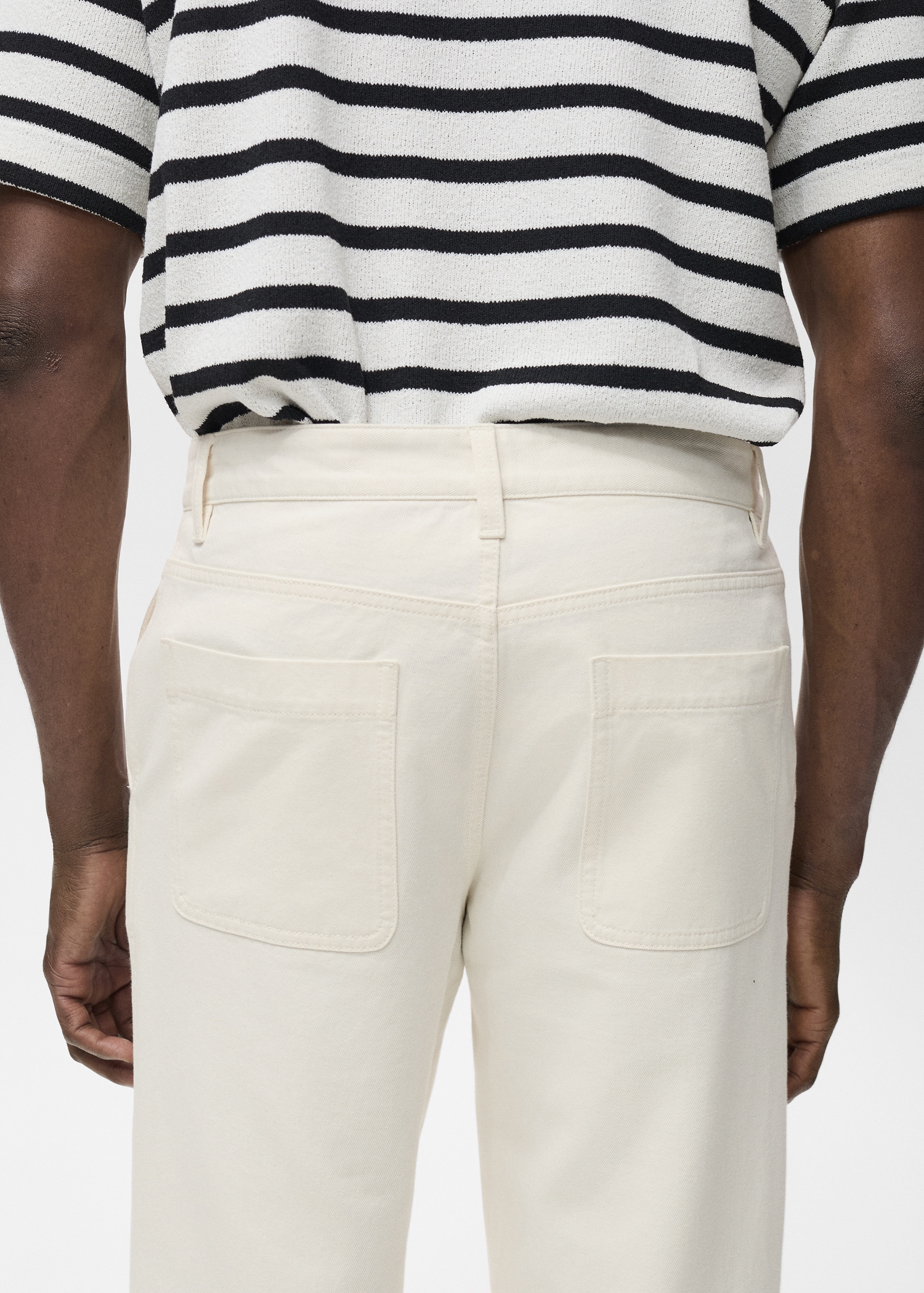 Regular-fit jeans made from a cotton-linen blend - Details of the article 6