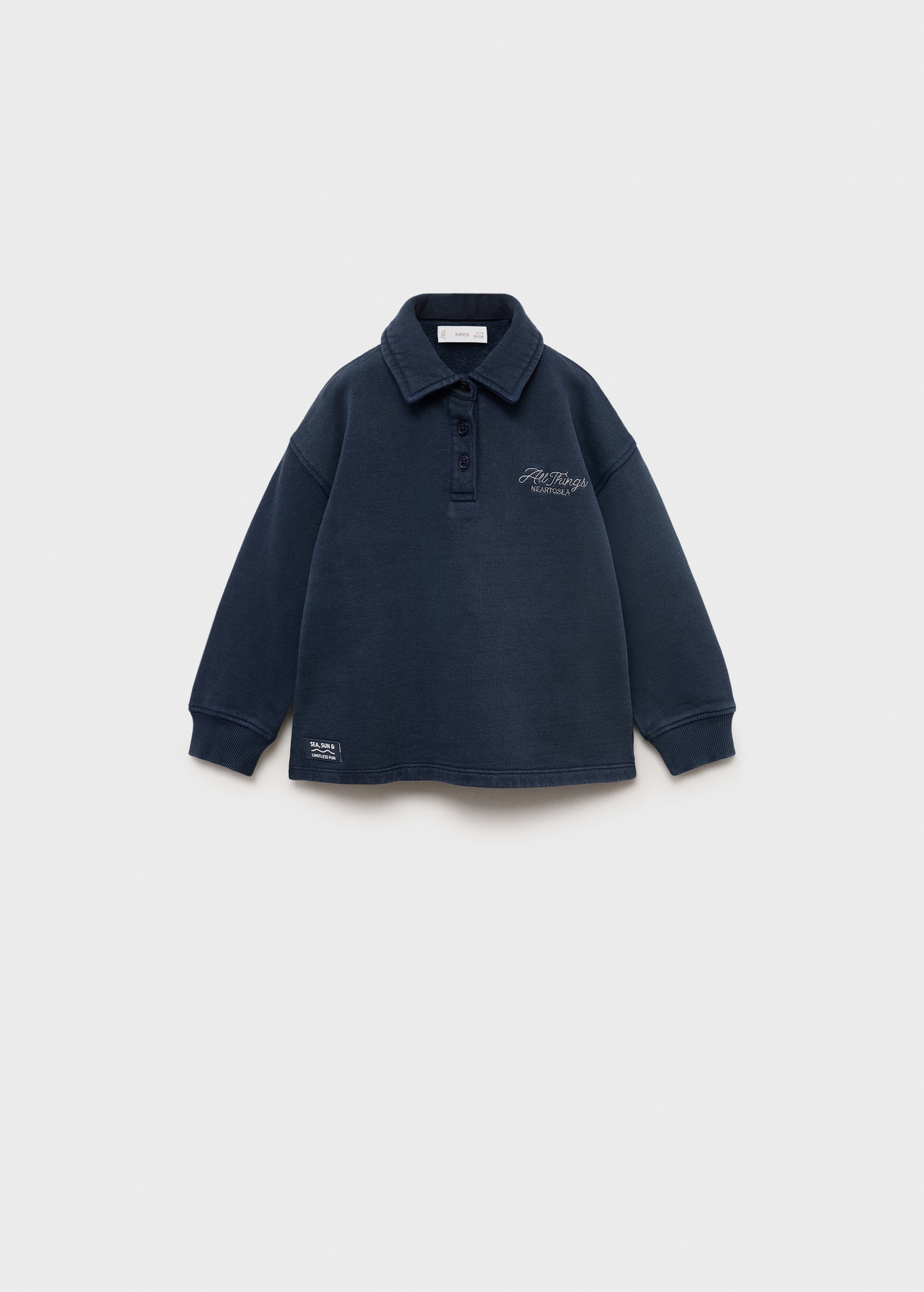 Sudadera cuello polo - Artículo sin modelo