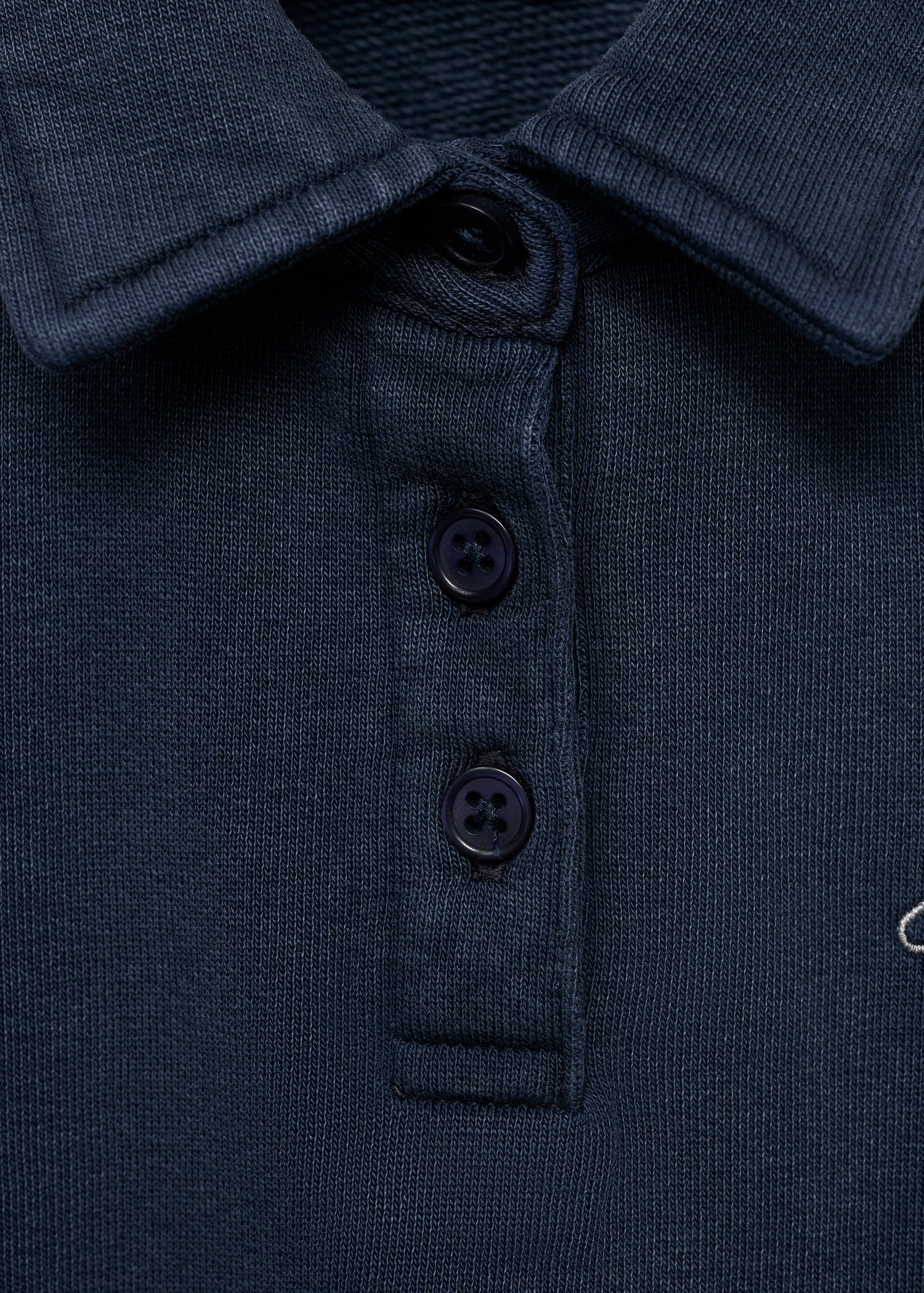 Sudadera cuello polo - Detalle del artículo 0