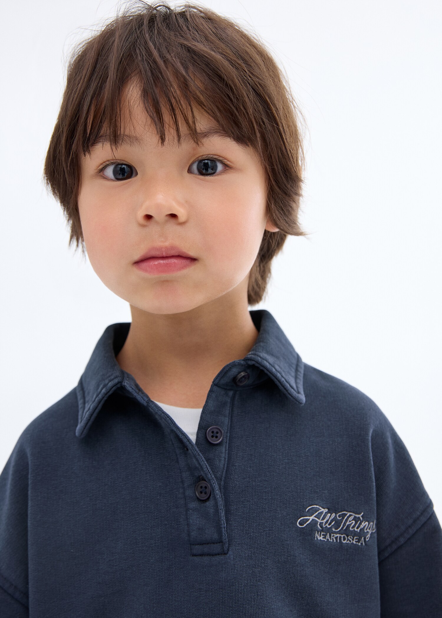 Sudadera cuello polo - Detalle del artículo 1