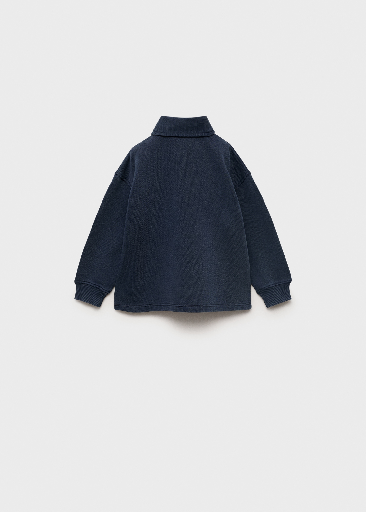 Sudadera cuello polo - Reverso del artículo