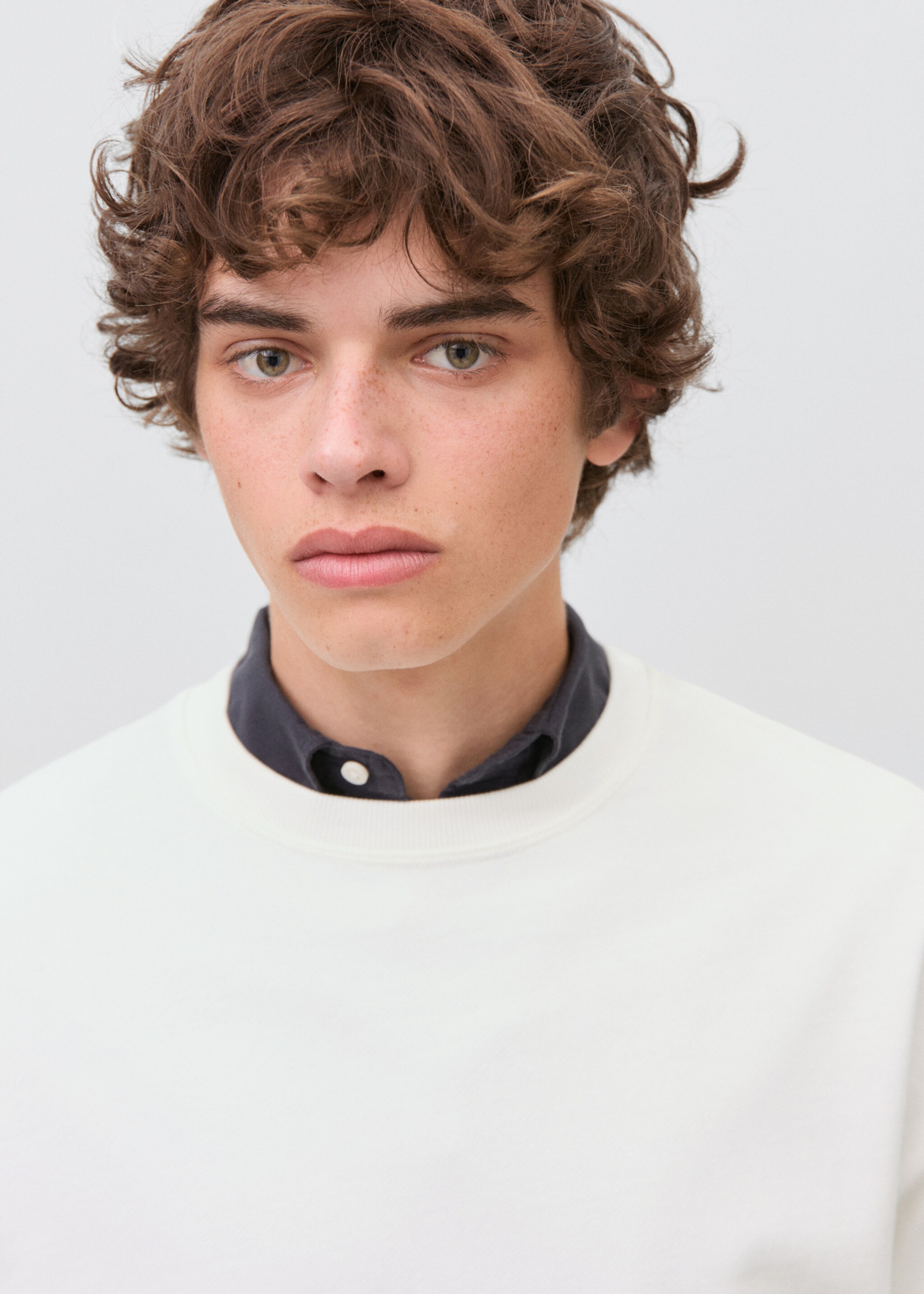 Basic-Baumwollsweatshirt - Detail des Artikels 1