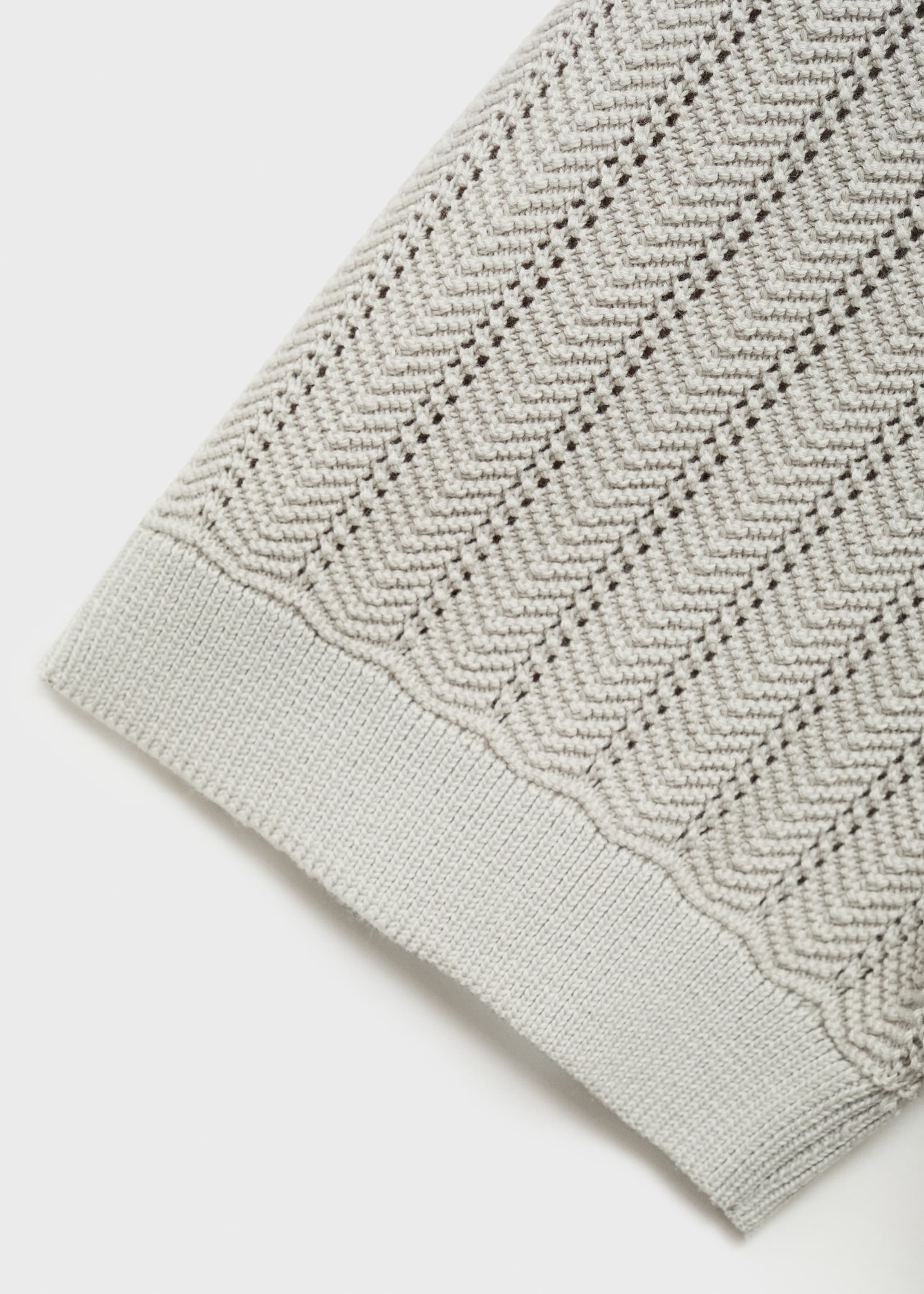 Fijngebreid visgraatpoloshirt - Detail van het artikel 0