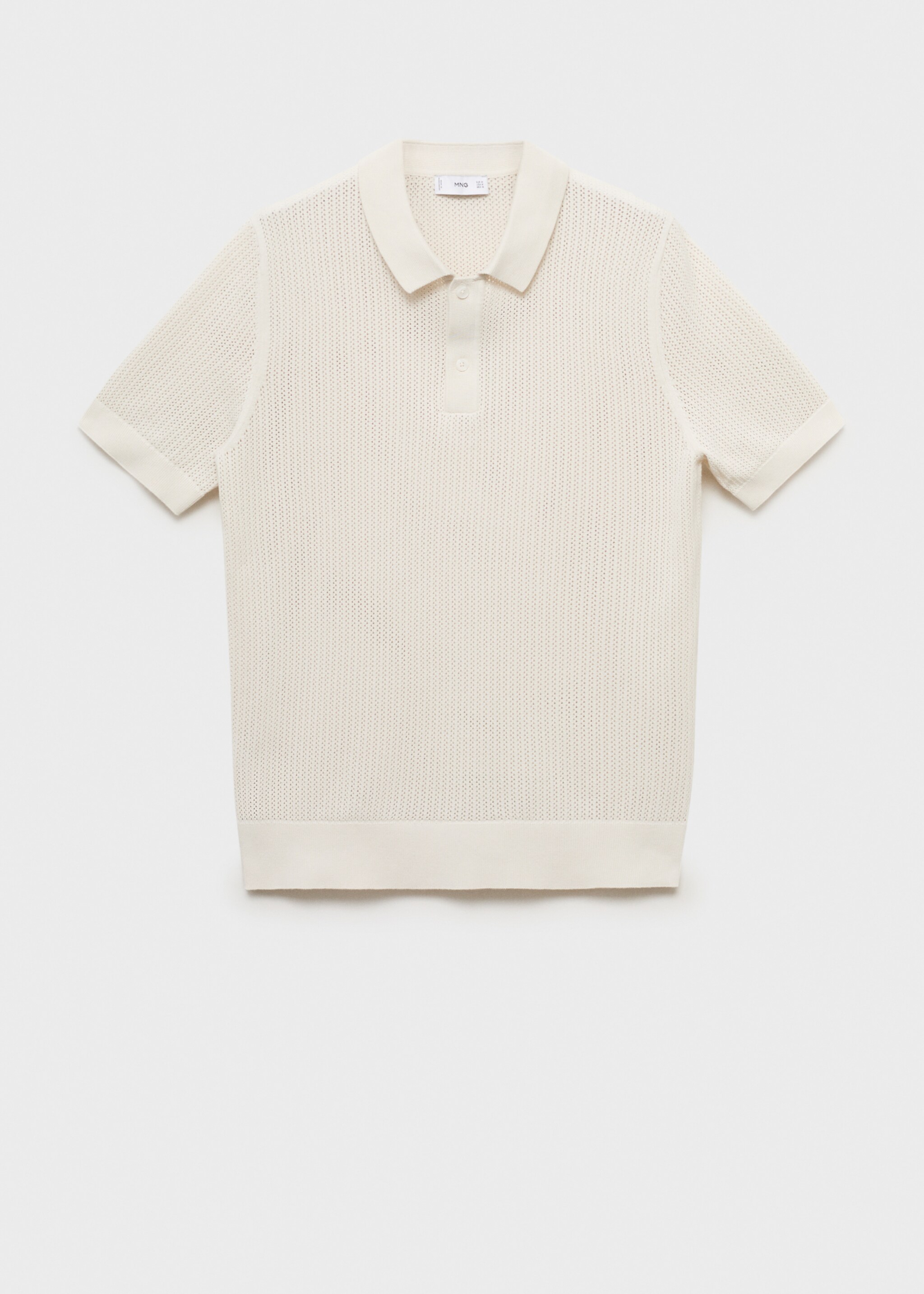 Katoenen ajour poloshirt - Artikel zonder model
