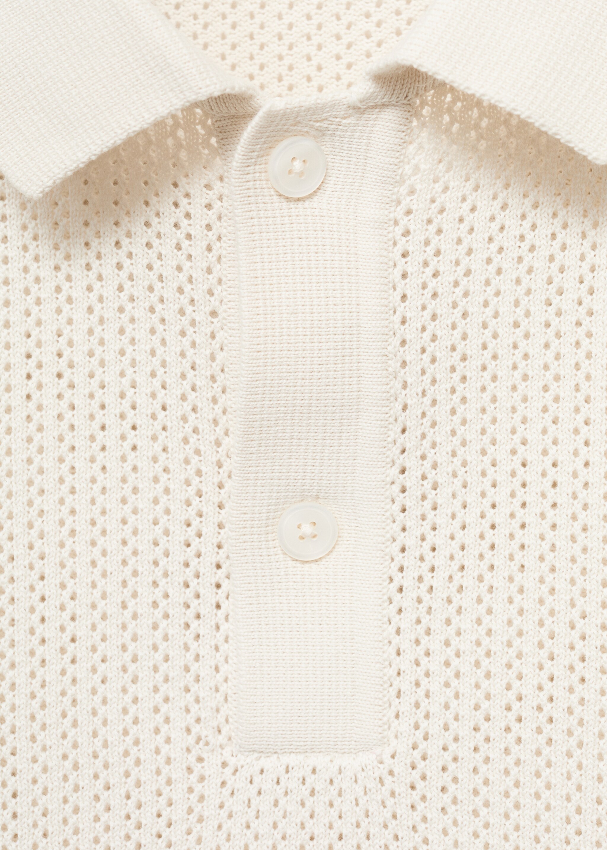Katoenen ajour poloshirt - Detail van het artikel 8