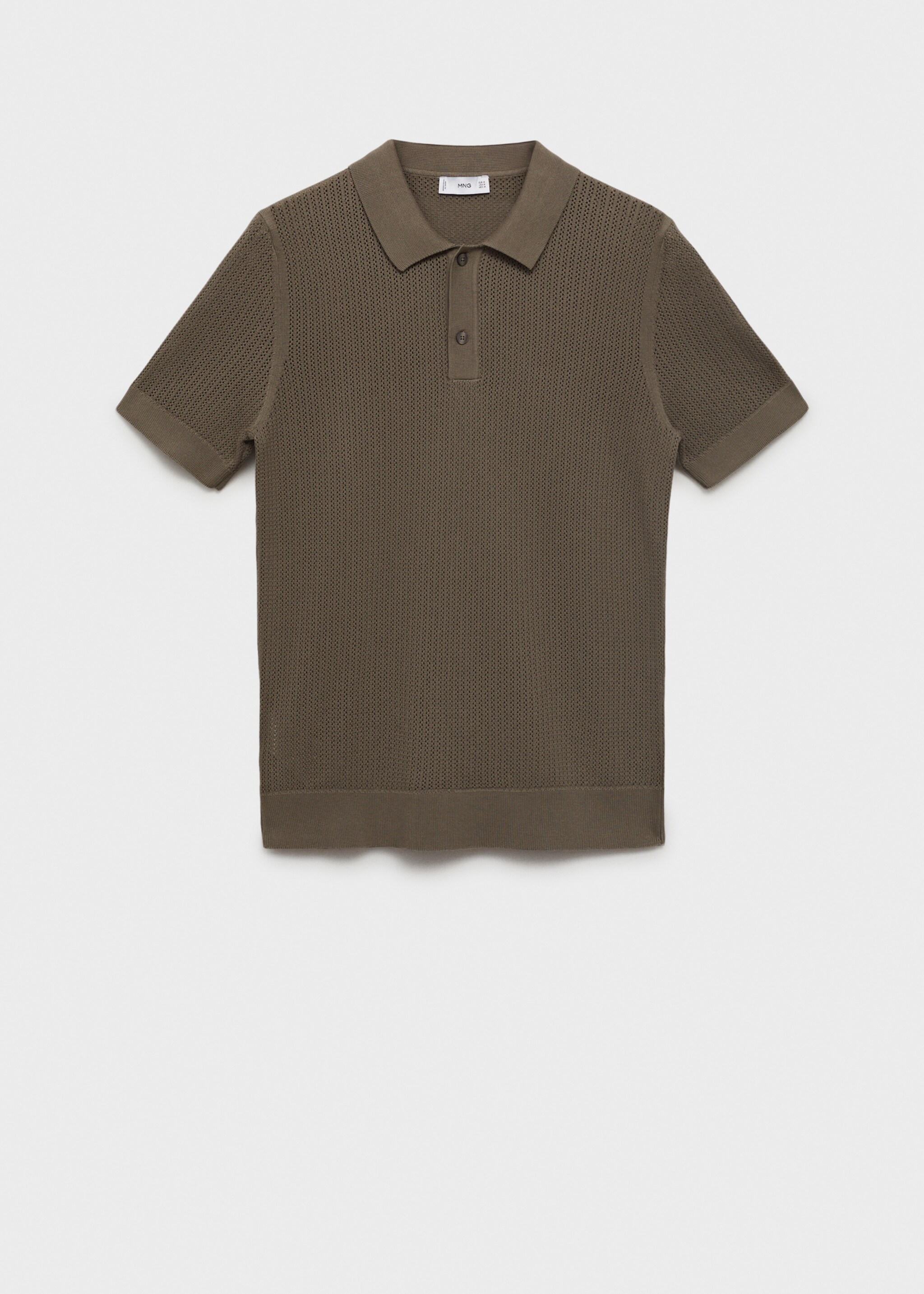 Katoenen ajour poloshirt - Artikel zonder model