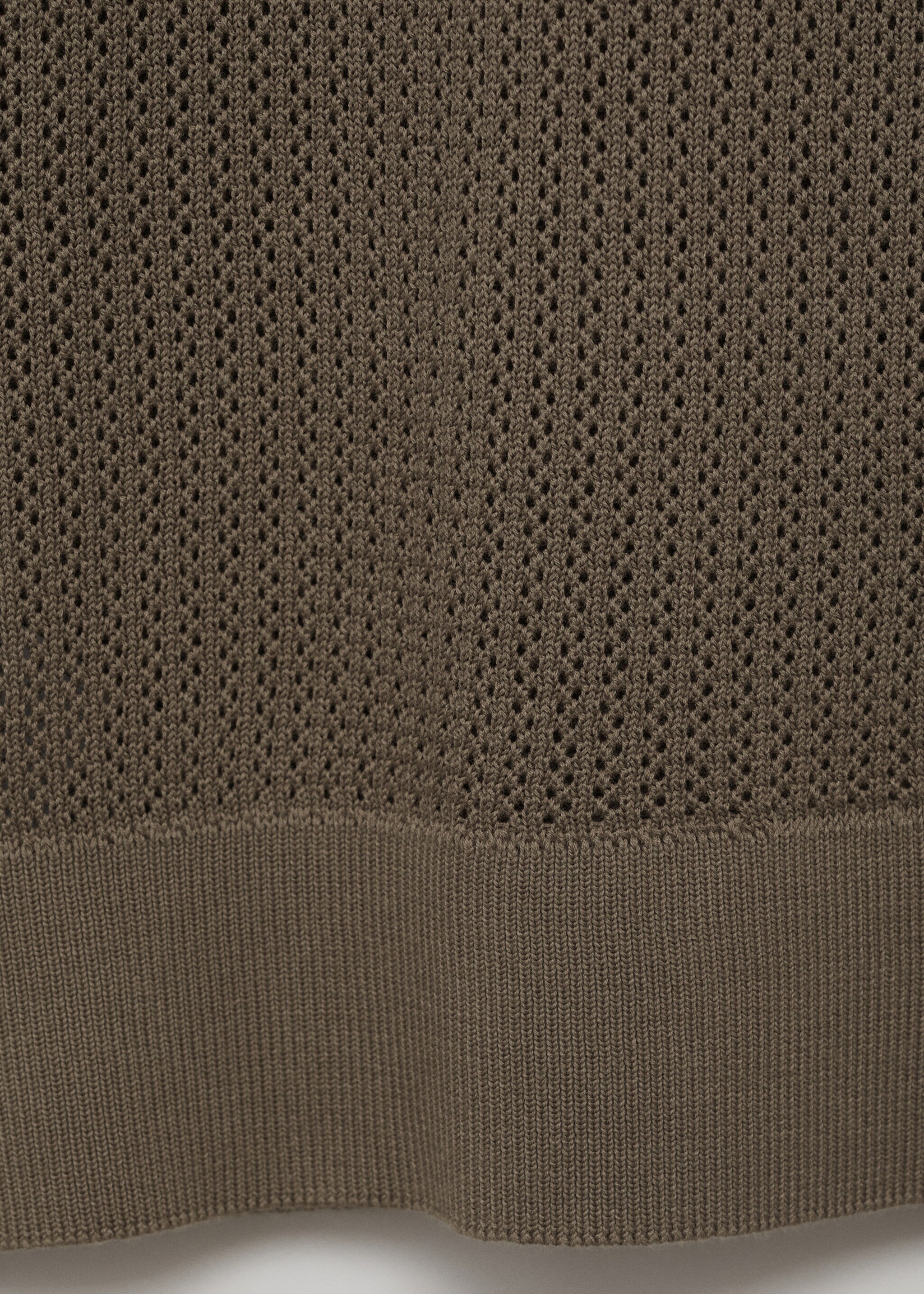 Katoenen ajour poloshirt - Detail van het artikel 0