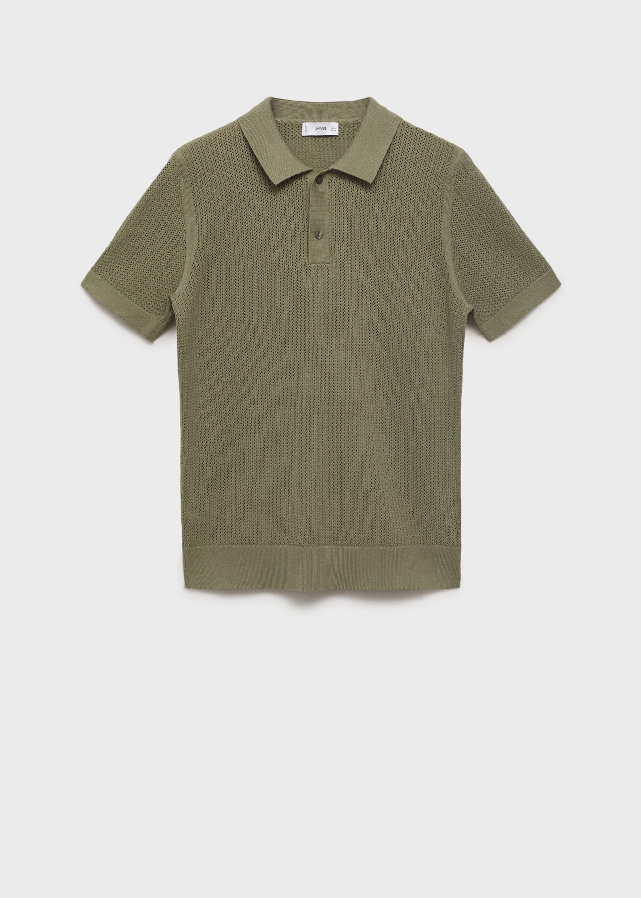 Katoenen ajour poloshirt - Artikel zonder model
