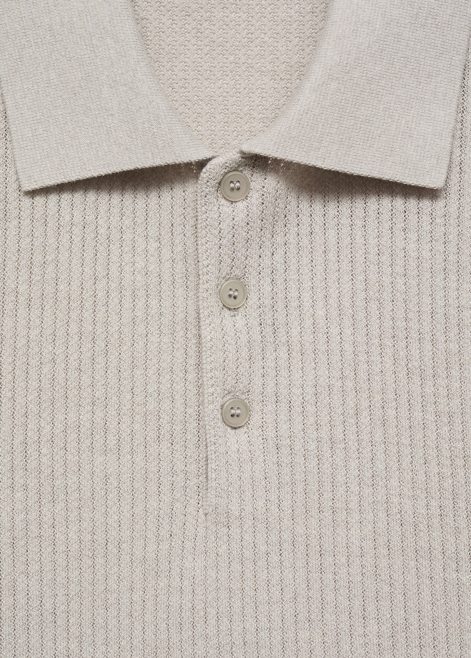 Rippstrick-Poloshirt - Detail des Artikels 8