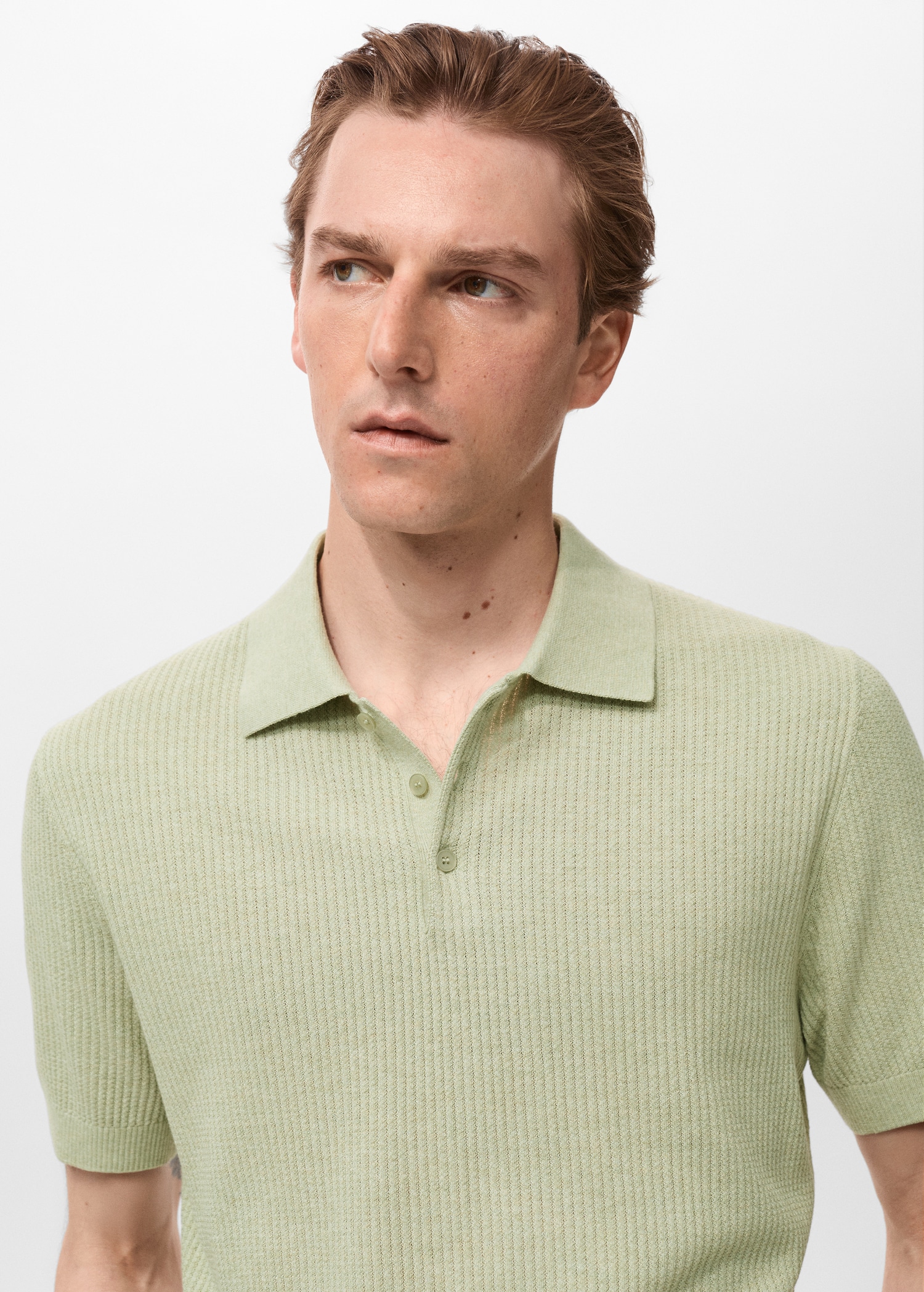 Rippstrick-Poloshirt - Detail des Artikels 1