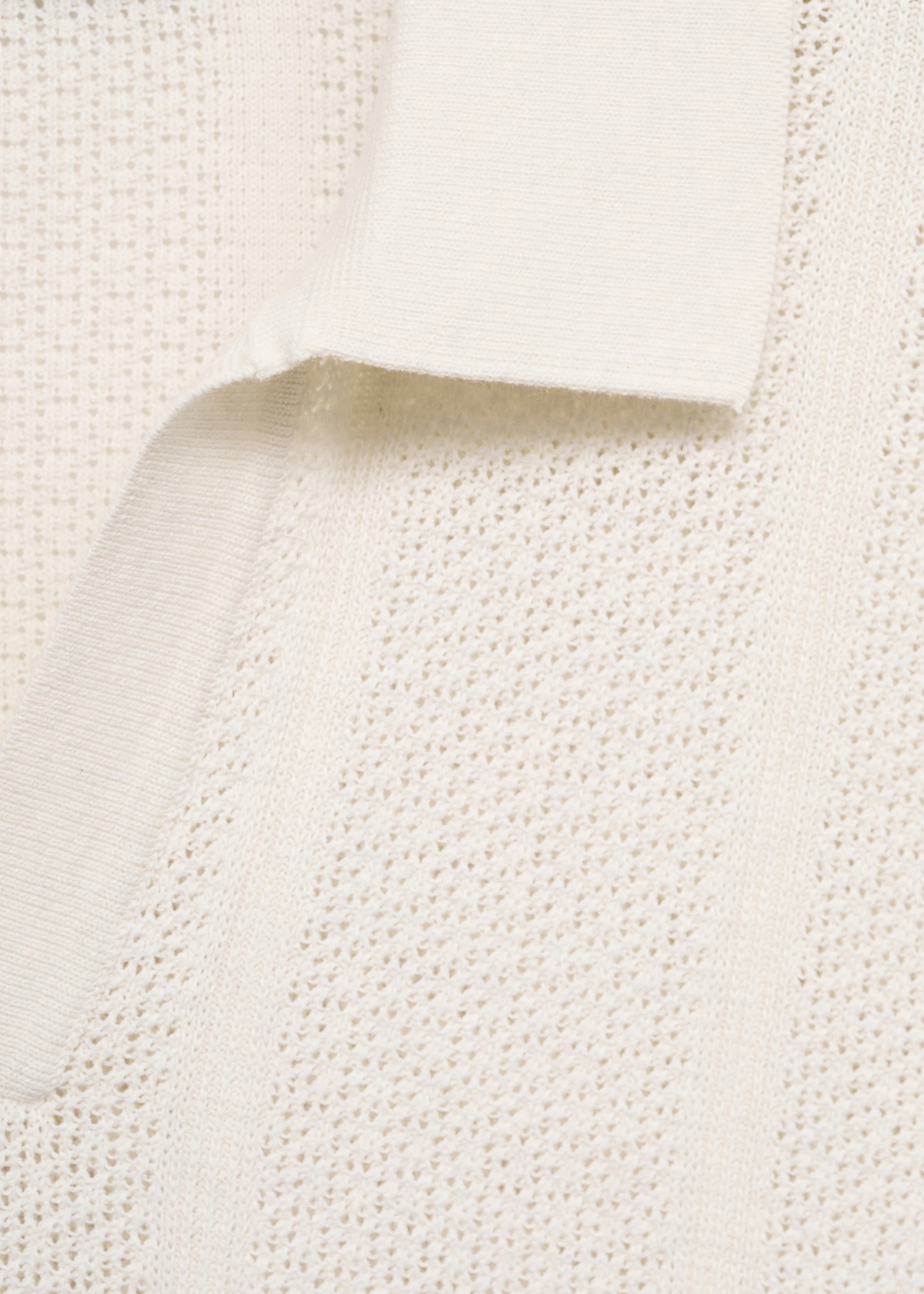 Katoenen ajour poloshirt - Detail van het artikel 8