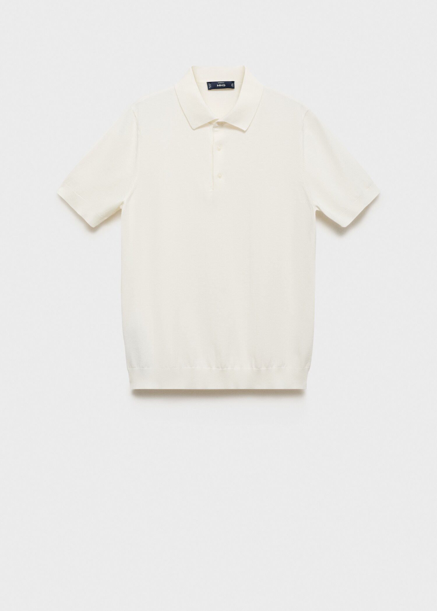 Polo maille fine 100 % coton - Article sans modèle