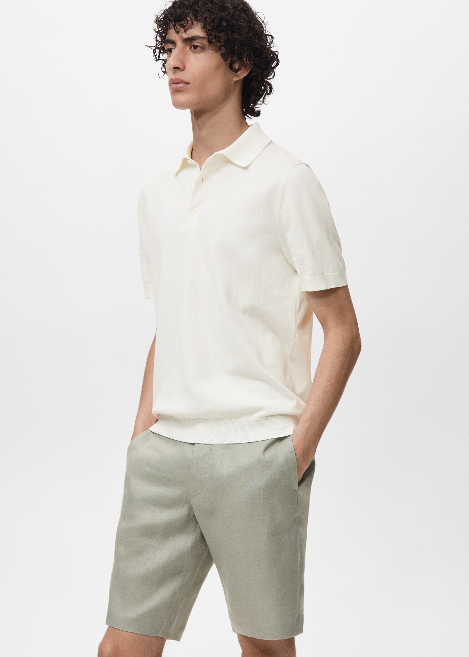 Polo maille fine 100 % coton - Détail de l'article 2