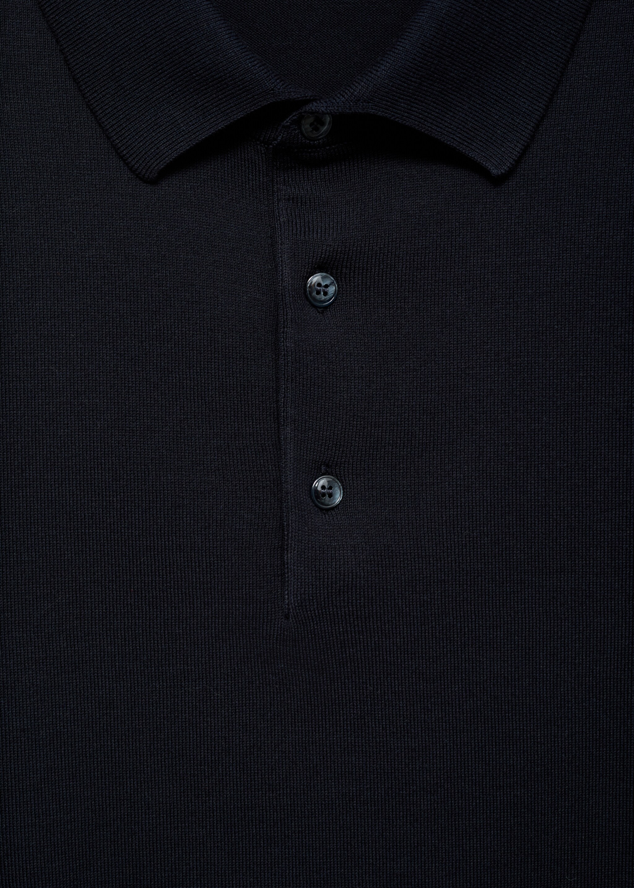 100% cotton fine-knit polo shirt - Details of the article 8