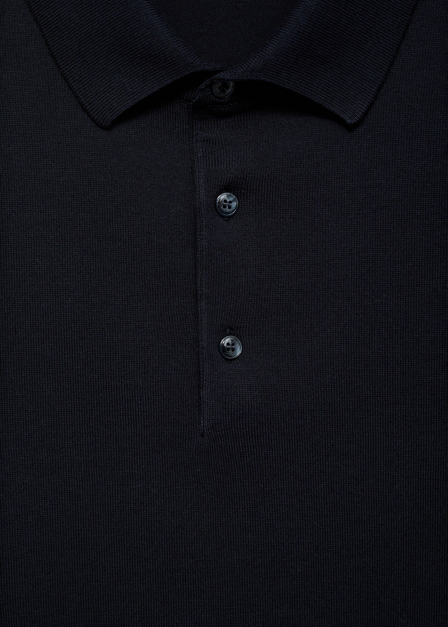100% cotton fine-knit polo shirt - Details of the article 8