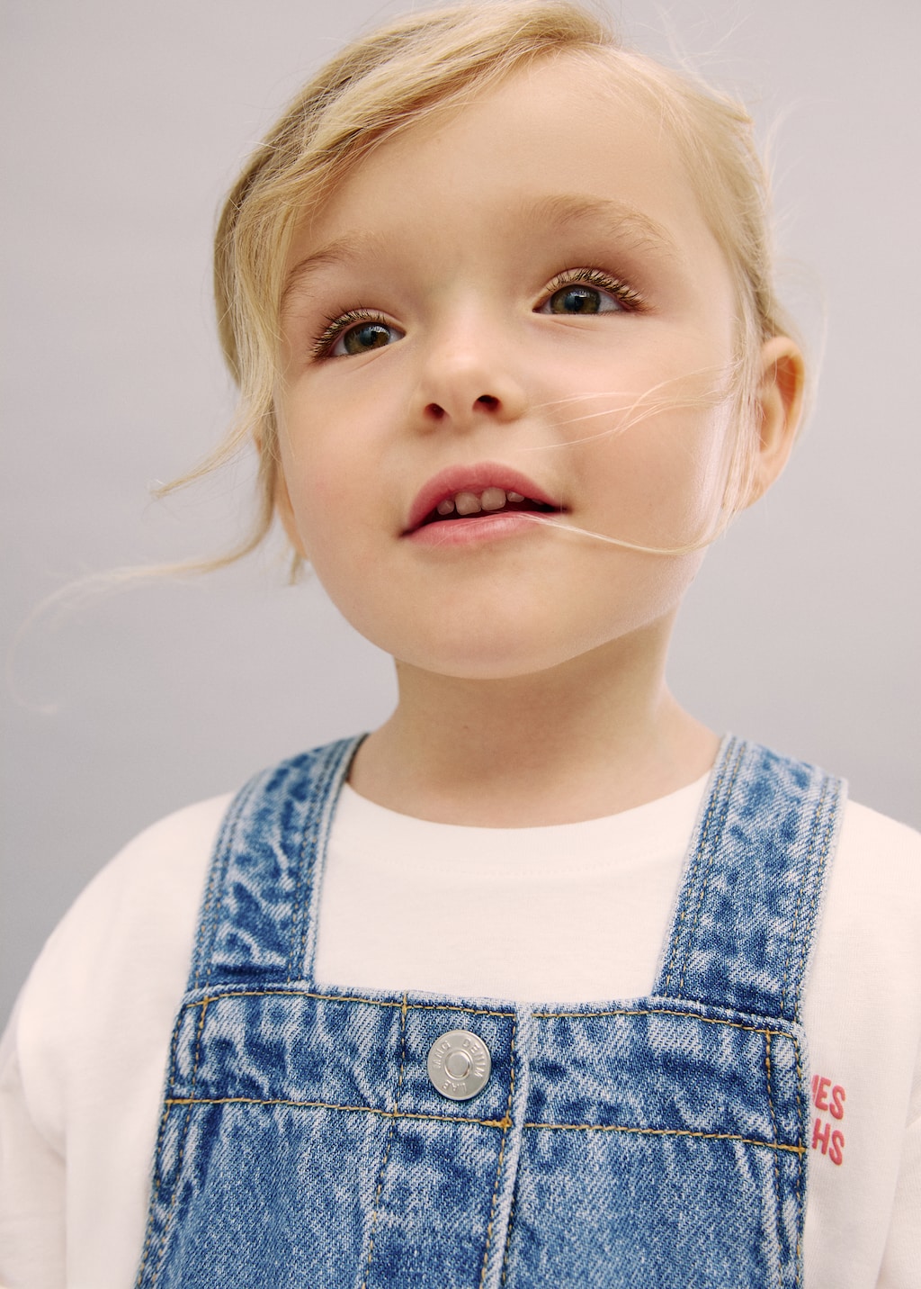 Denim buttons pichi - Kids | MANGO USA