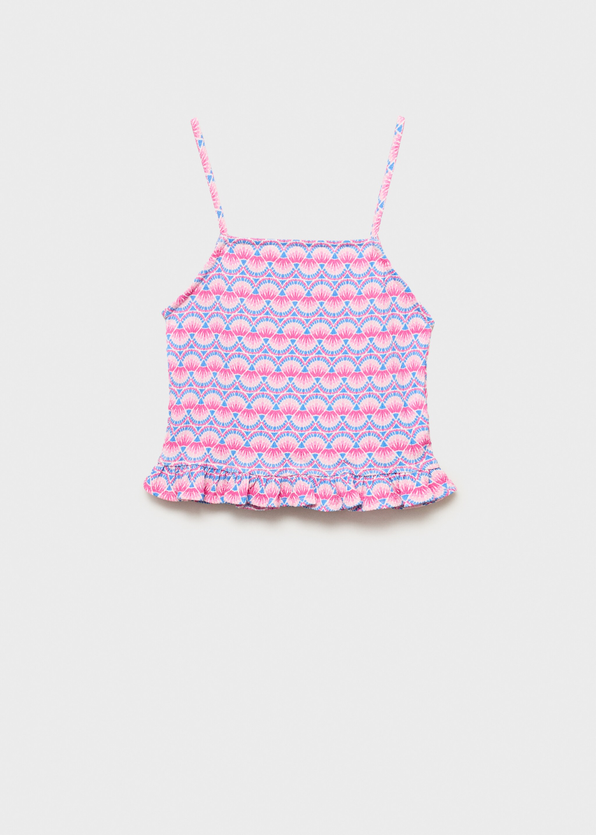 Print ruched top - Reverse of the article