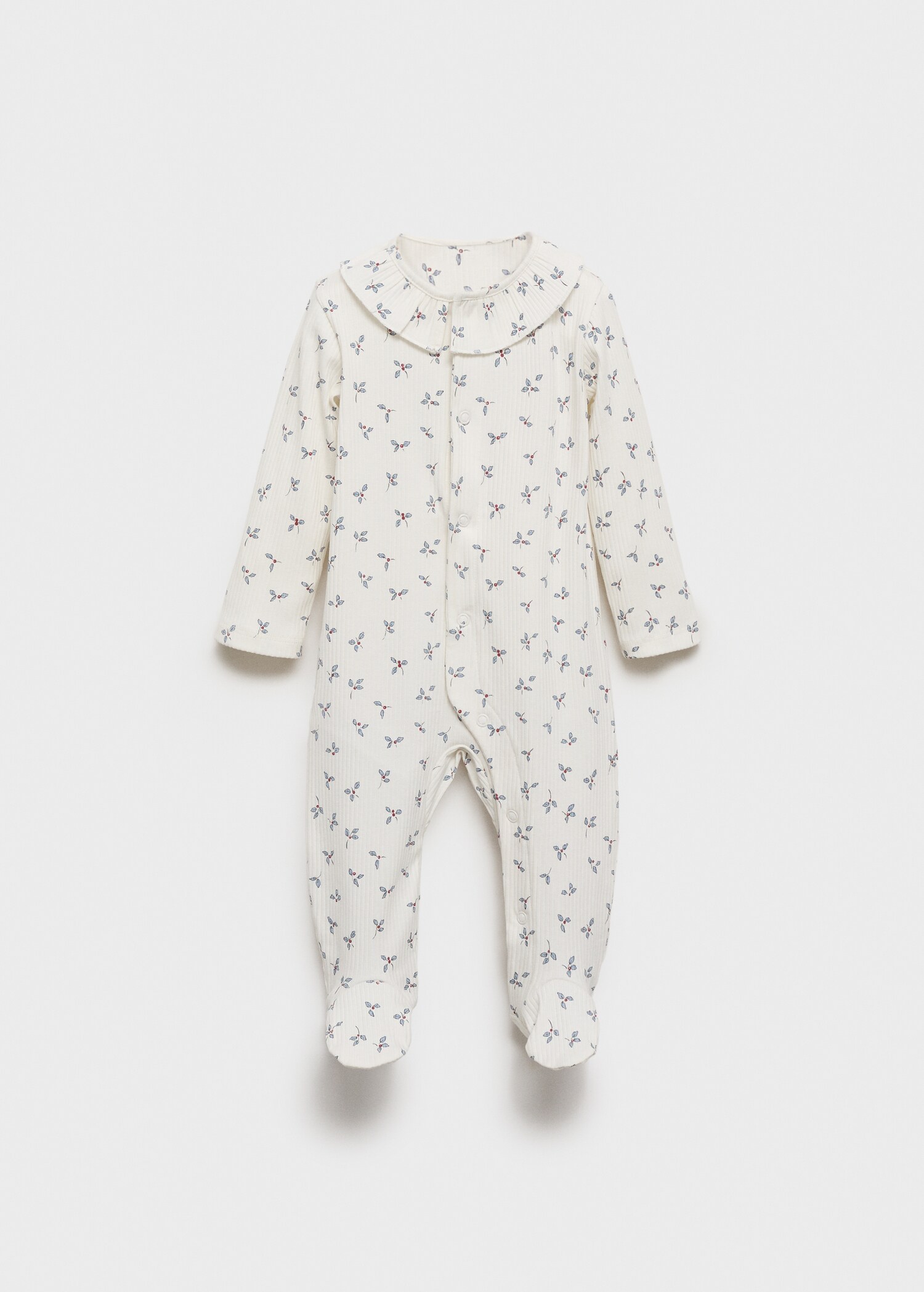 Pijama flores cuello bebé - Artículo sin modelo
