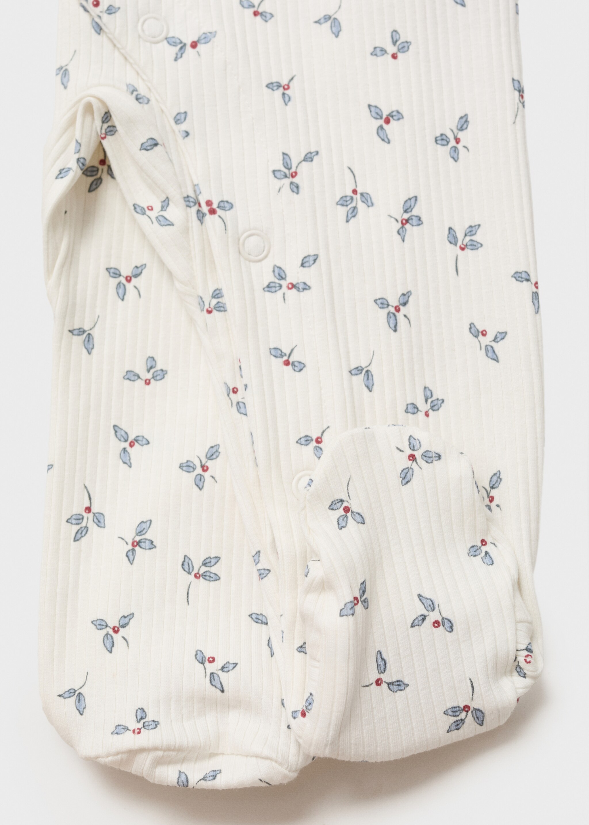 Pajama flowers baby neck - Details of the article 0
