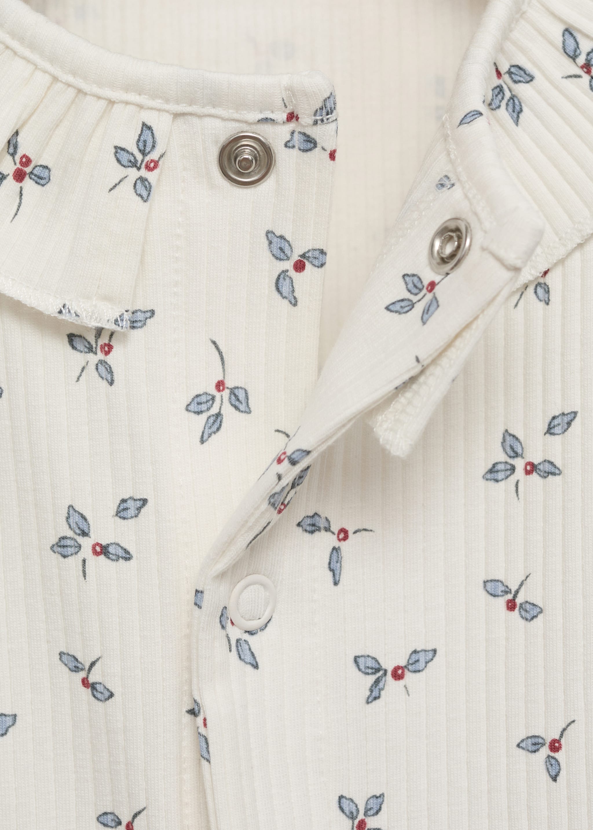 Pajama flowers baby neck - Details of the article 8