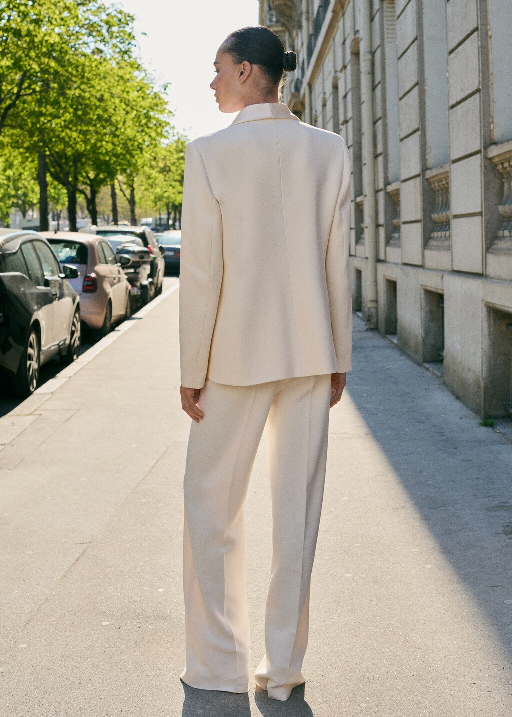 スペイン発送 MANGO ストレートスーツパンツ セットアップも！ Straight-fit suit pants - Women | MANGO USA
