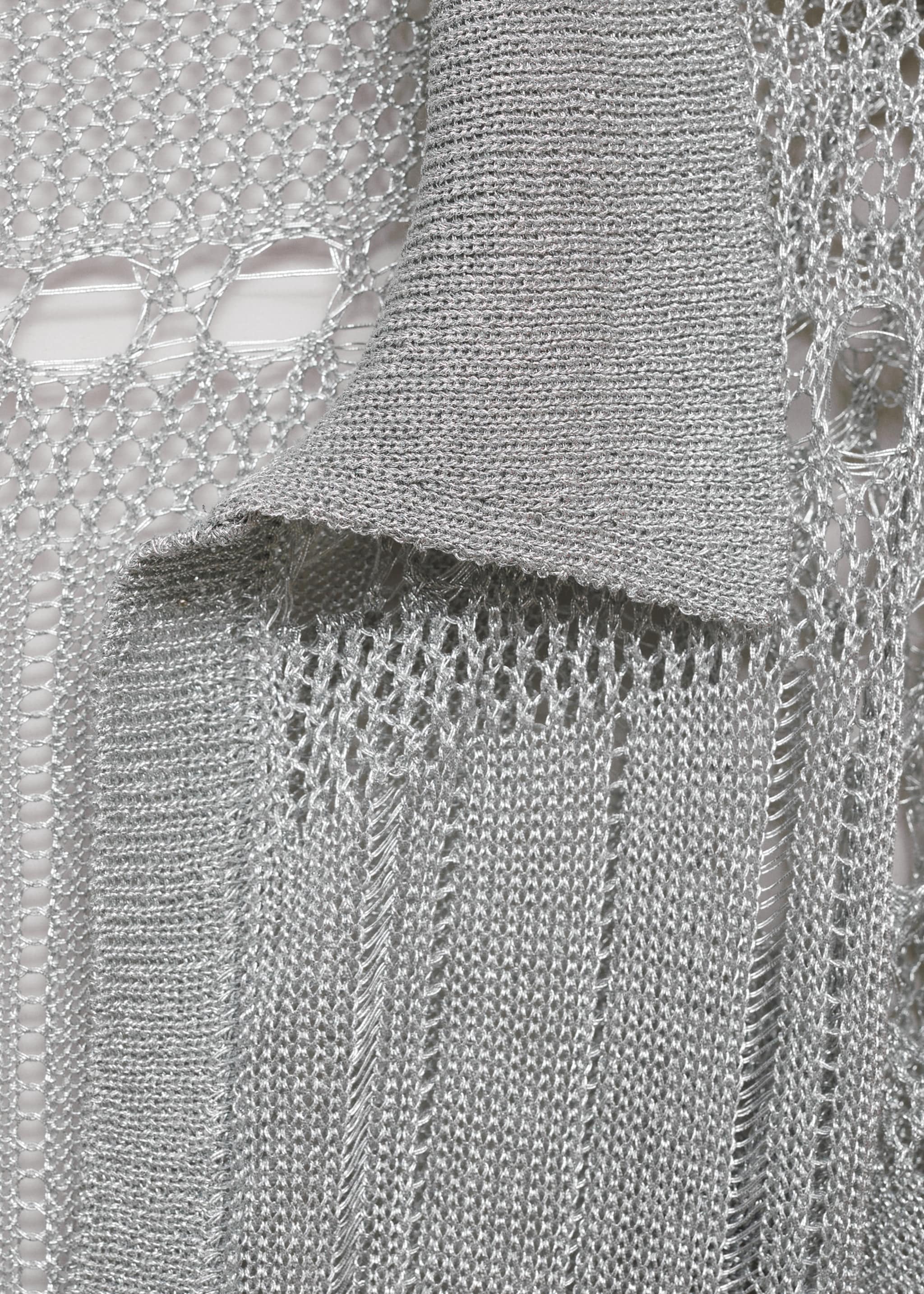 Short lurex dress with openwork details - Details of the article 8