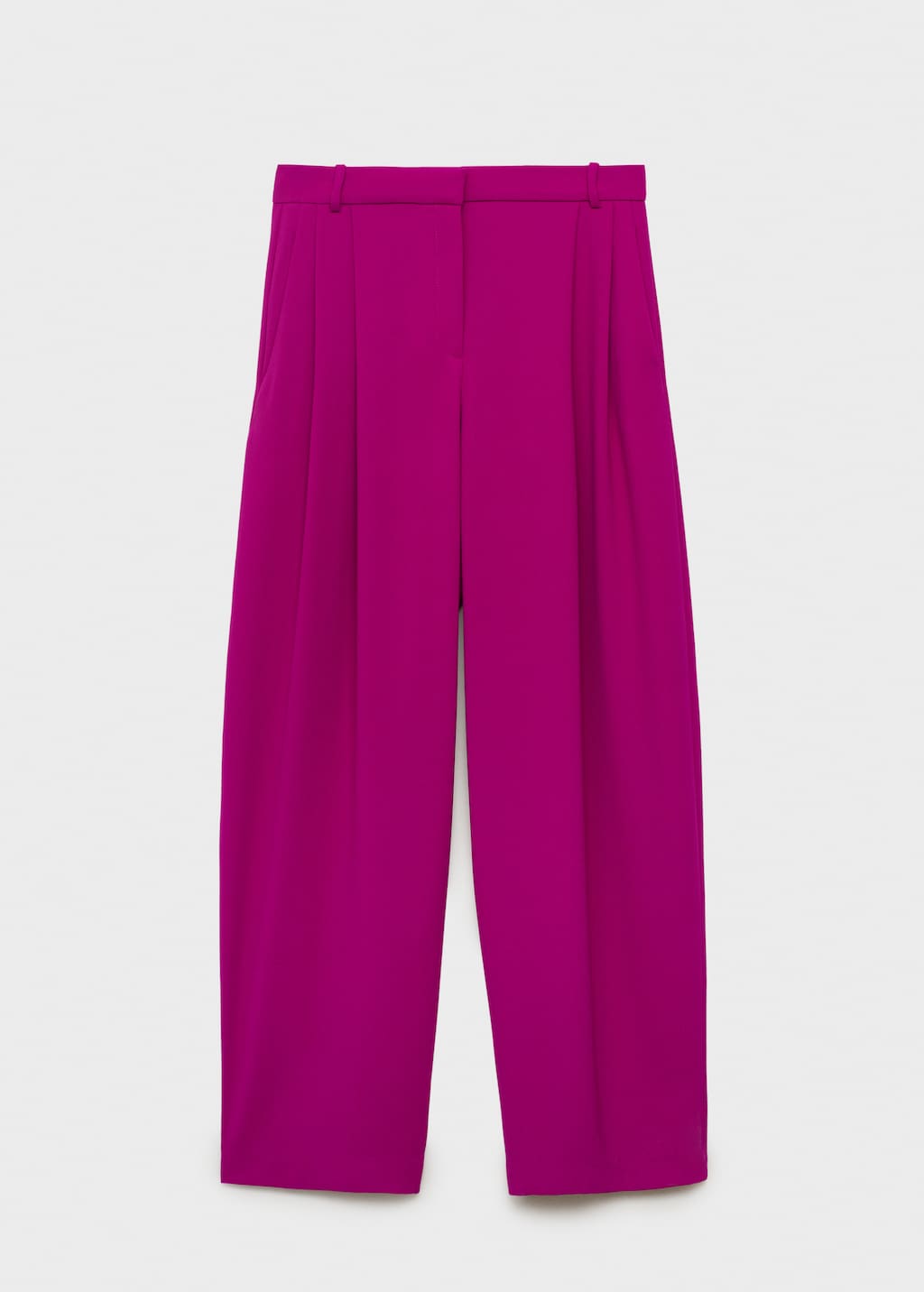 パンツ MSGM pants with front pleats Fuchsia MSGM | Fuchsia Women's Casual Pants | YOOX