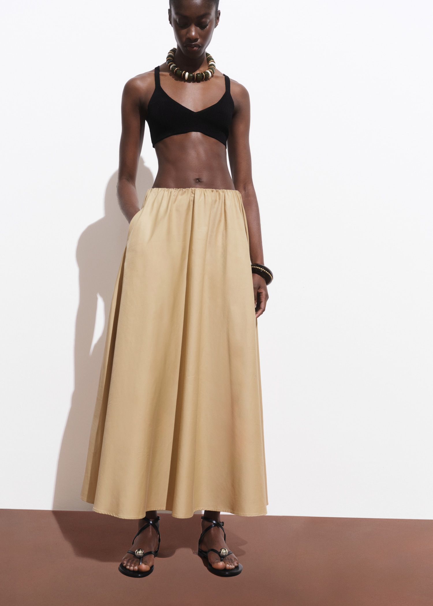 Knitted crop top - Details of the article 2