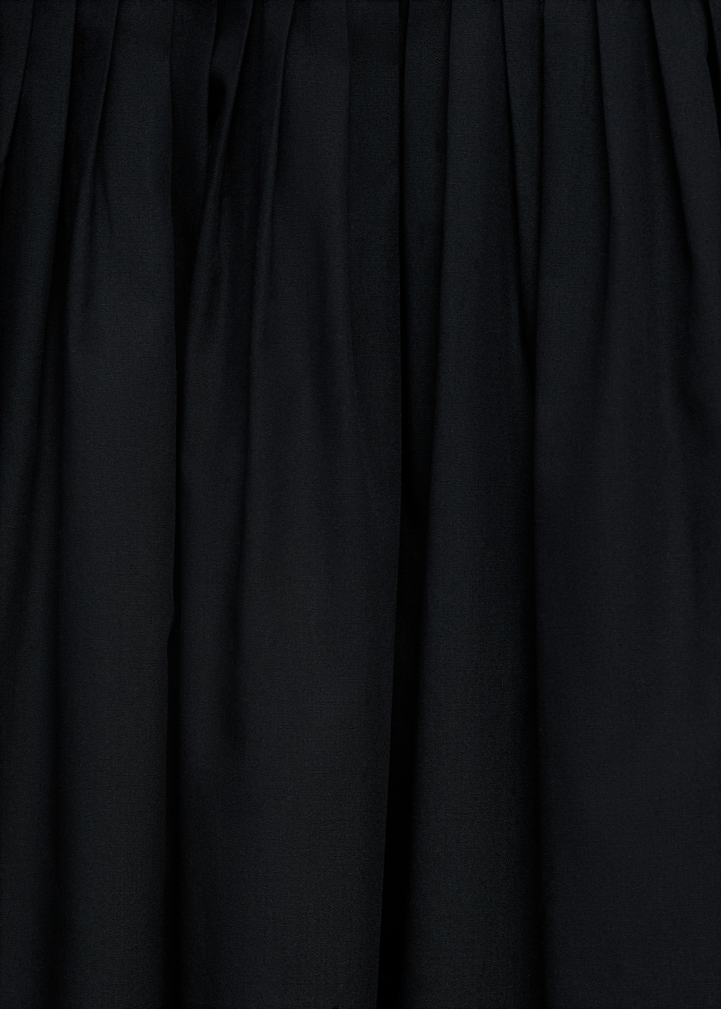 Cotton dress with pleats