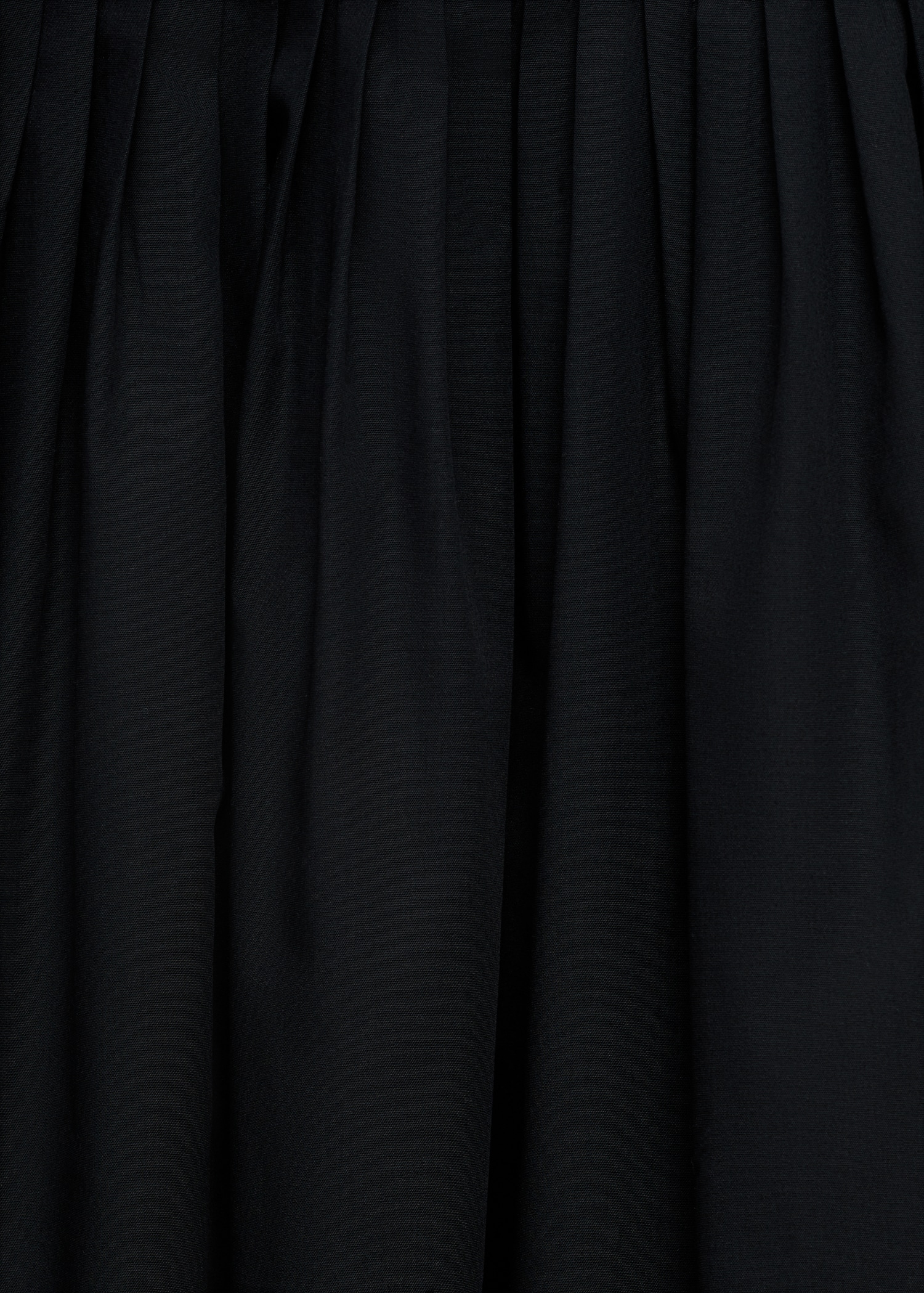 Short pleated cotton dress - Details of the article 0