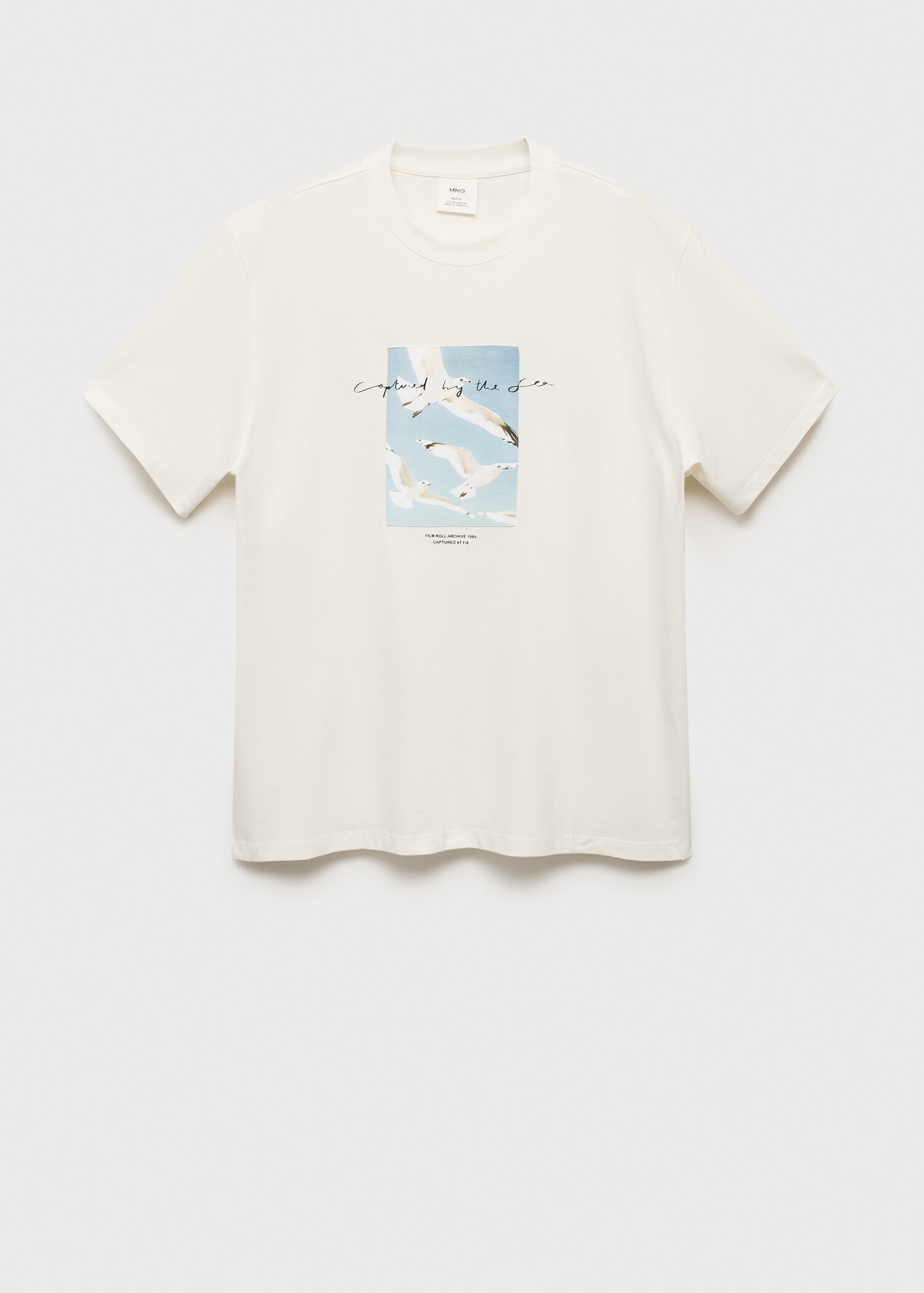 T-shirt with printed patch - Article without model