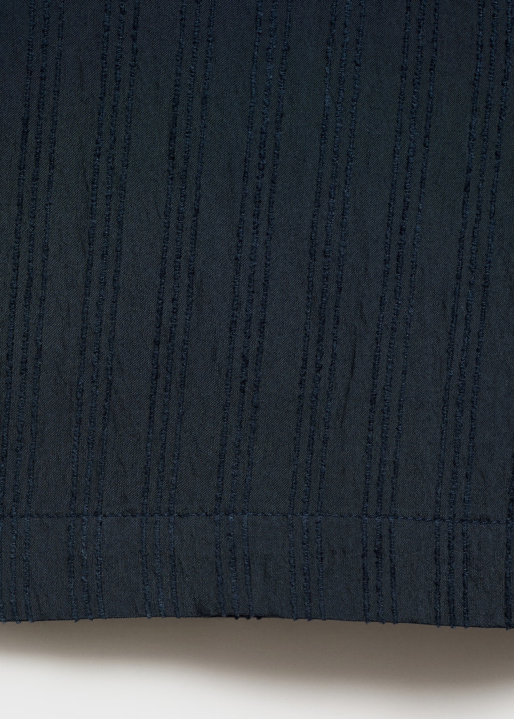 Striped embroidered shirt