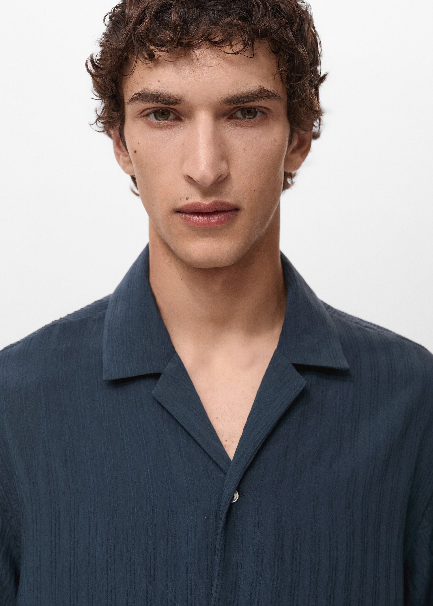 Striped embroidered shirt - Details of the article 1