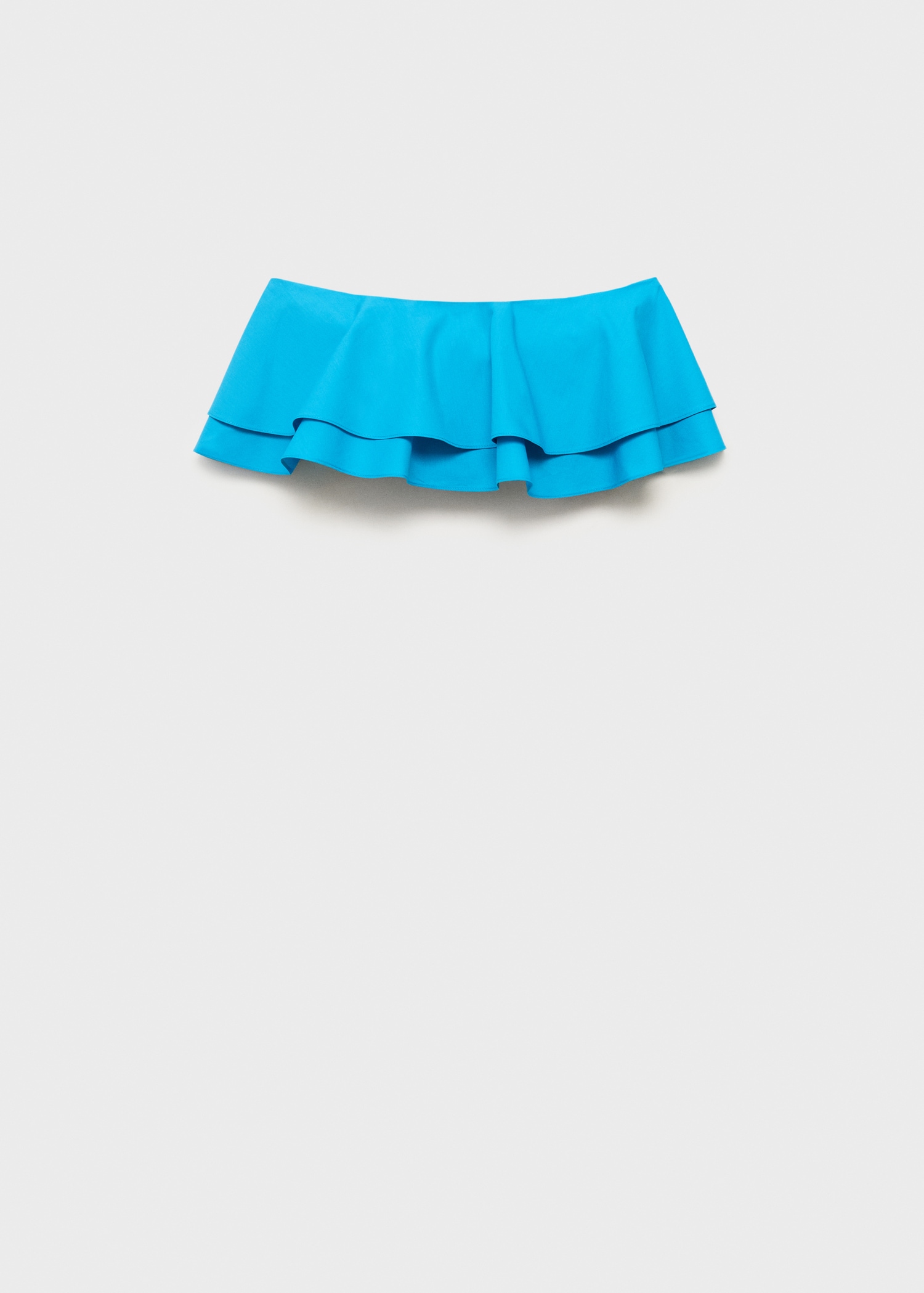 Strapless top with ruffles - Article without model