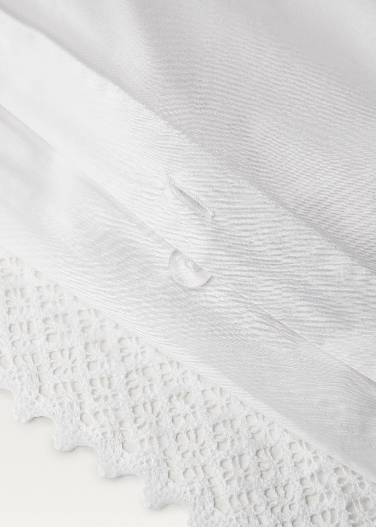 Housse de couette détail dentelle lit 180/200 cm - Détail de l'article 2