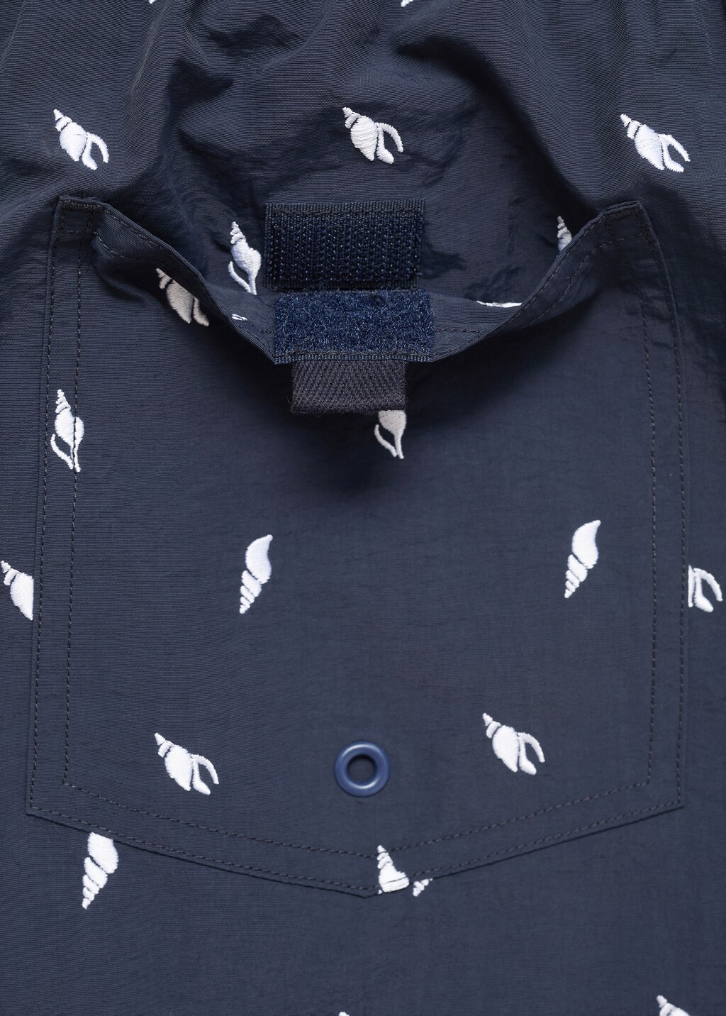 Seashell print swimsuit