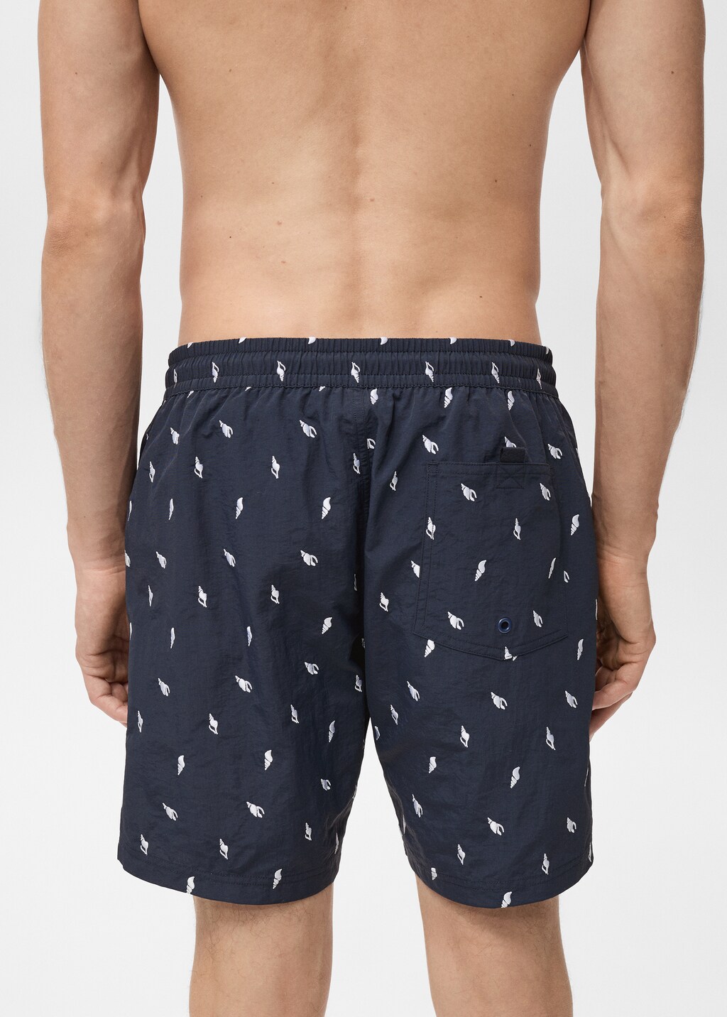 Seashell print swimsuit