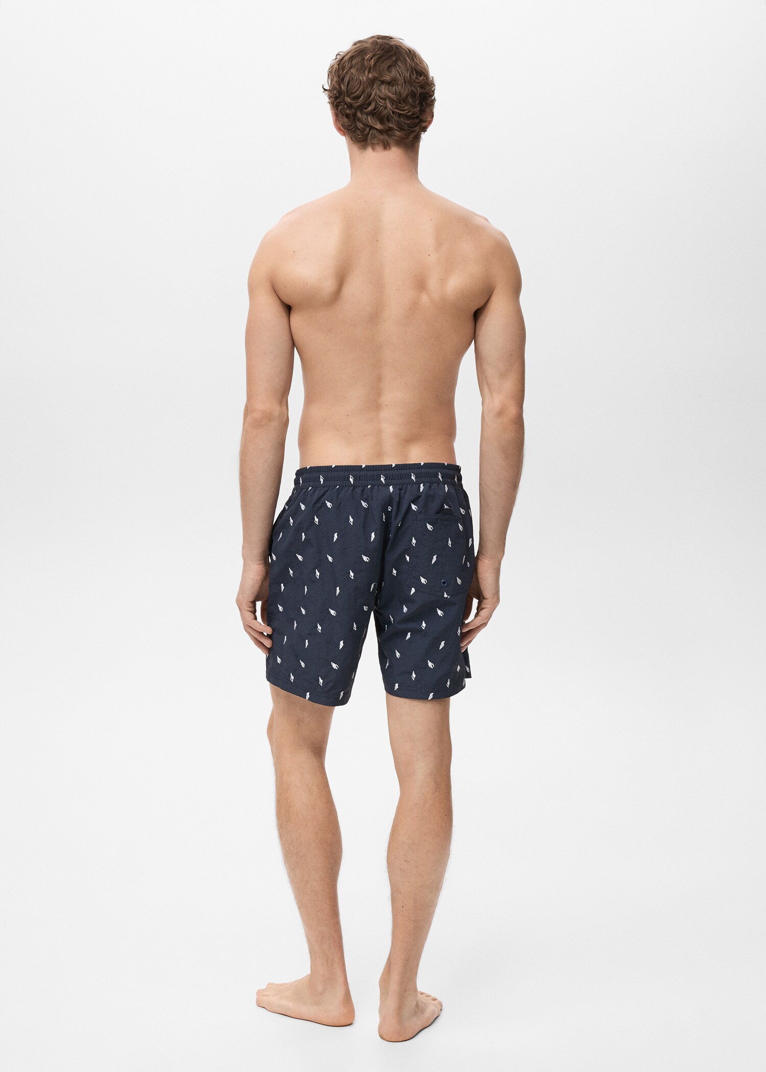 Bañador estampado conchas - Reverso del artículo