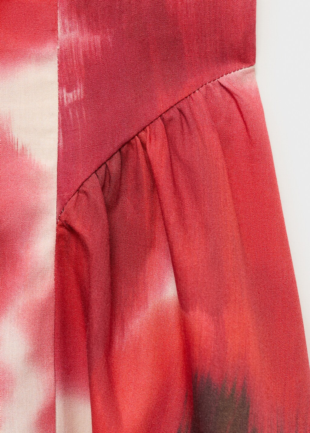 Floral-print flared dress