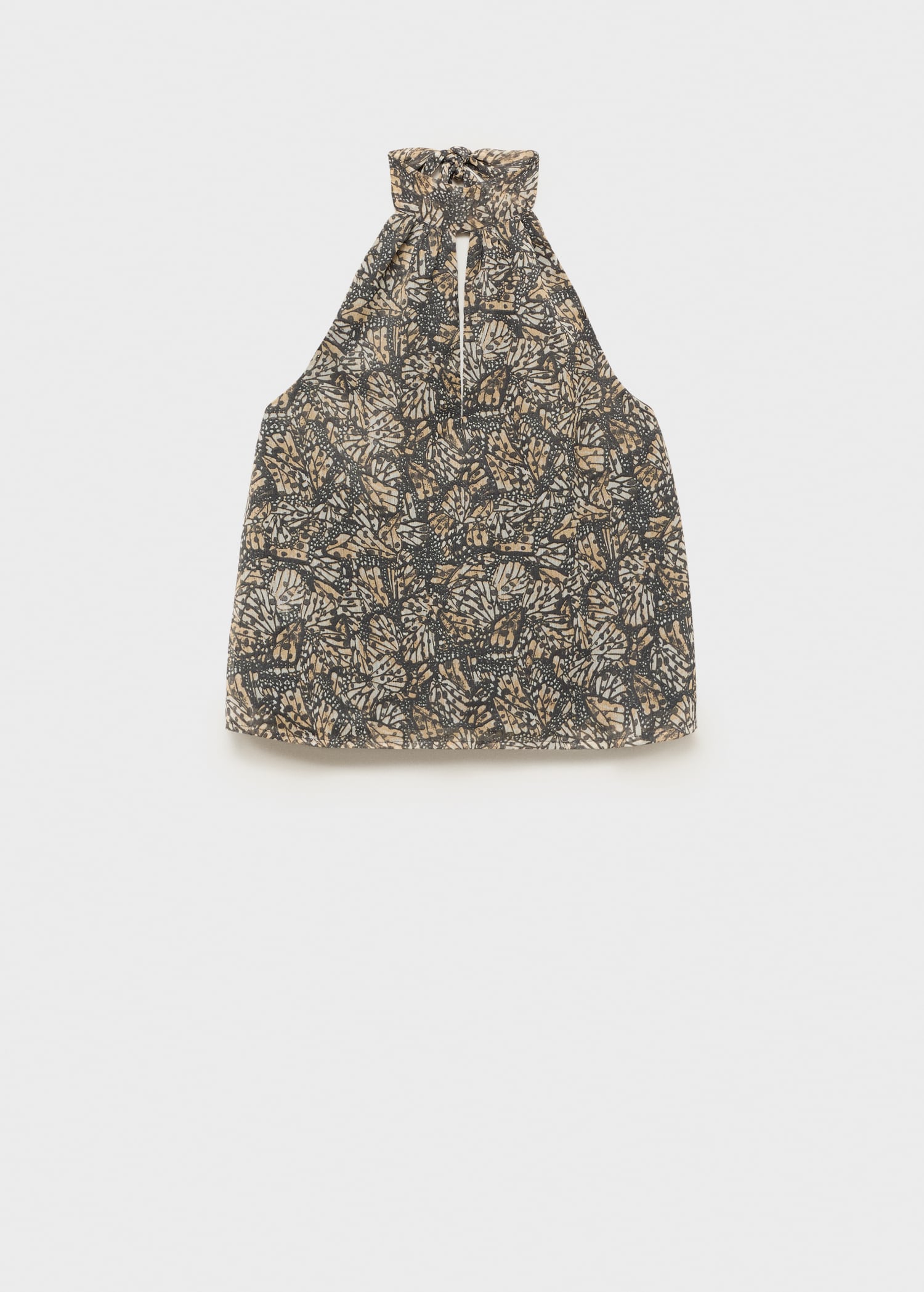 Top estampat coll halter - Article sense model